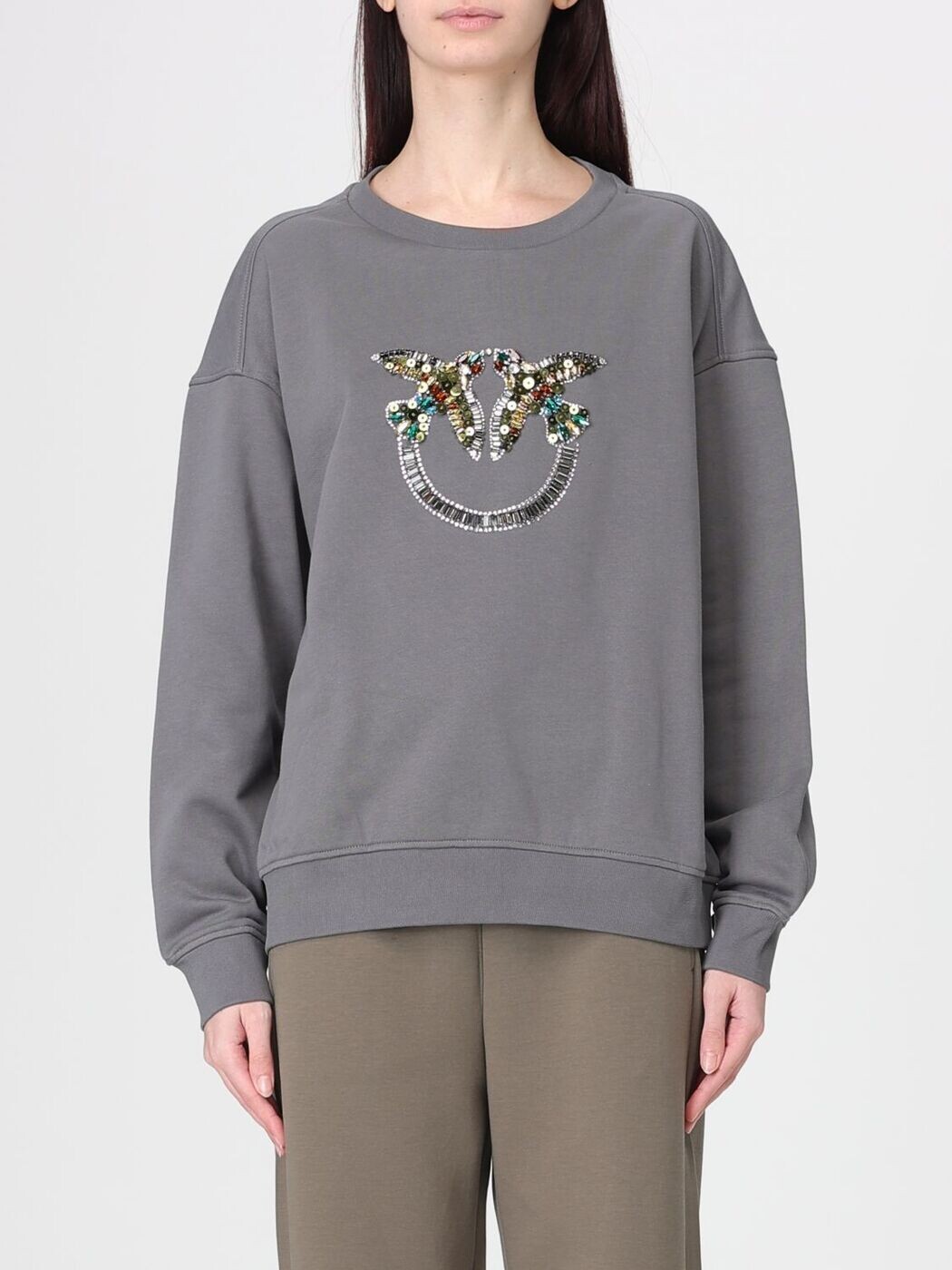 ピンコ PINKO 調教師 レディース 薄墨色 Sweatshirts 100534A33G 関税 貨物輸送無料 2026SS gi
