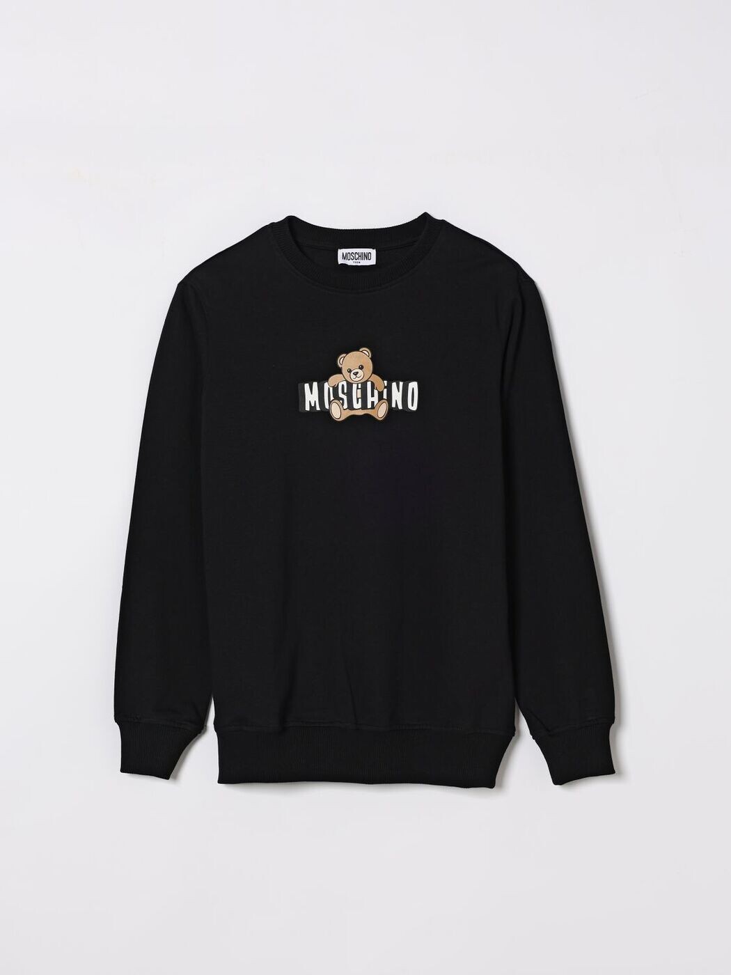 モスキーノ MOSCHINO クルーネックジャンパー ニットウェア ボーイズ ブラック Crew neck jumpers HUF09ULCA19 関税 送料無料 2026SS gi