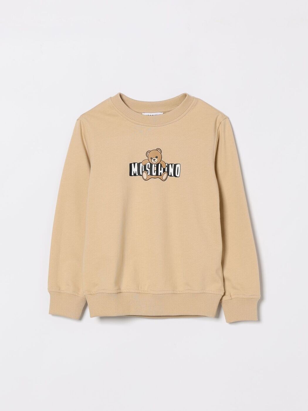 モスキーノ MOSCHINO クルーネックジャンパー 編み物御召しもの ボーイズ ベージュ Crew neck jumpers HUF09ULCA19 関税 貨物輸送無料 2026SS gi