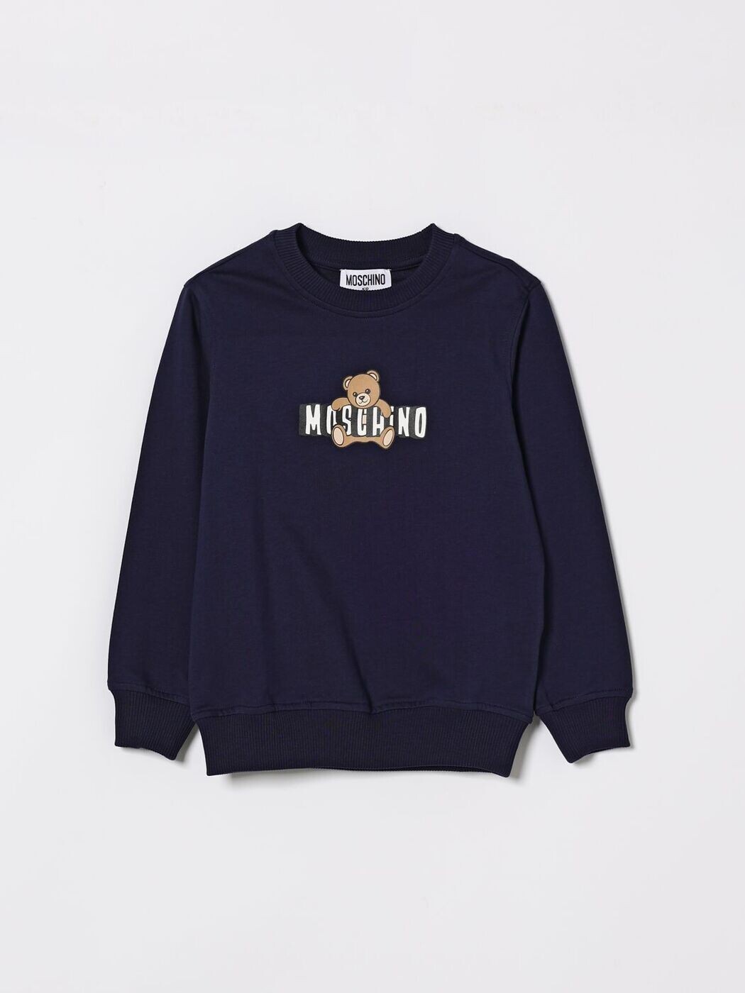 モスキーノ MOSCHINO クルーネックジャンパー ニットウェア ボーイズ ブルー Crew neck jumpers HUF09ULCA19 関税 送料無料 2026SS gi