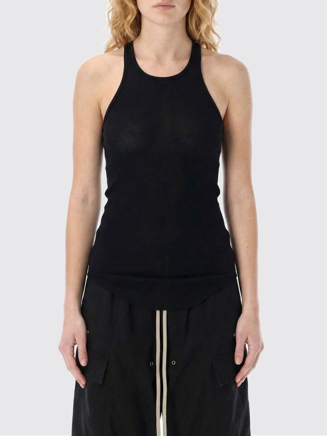 リック オウエンス RICK OWENS ポロシャツ Tシャツ レディース ブラック T-shirts and polo shirts RP01F6101RC Black 関税 送料無料 2026SS gi｜BRANDSHOP「il Tesoro」