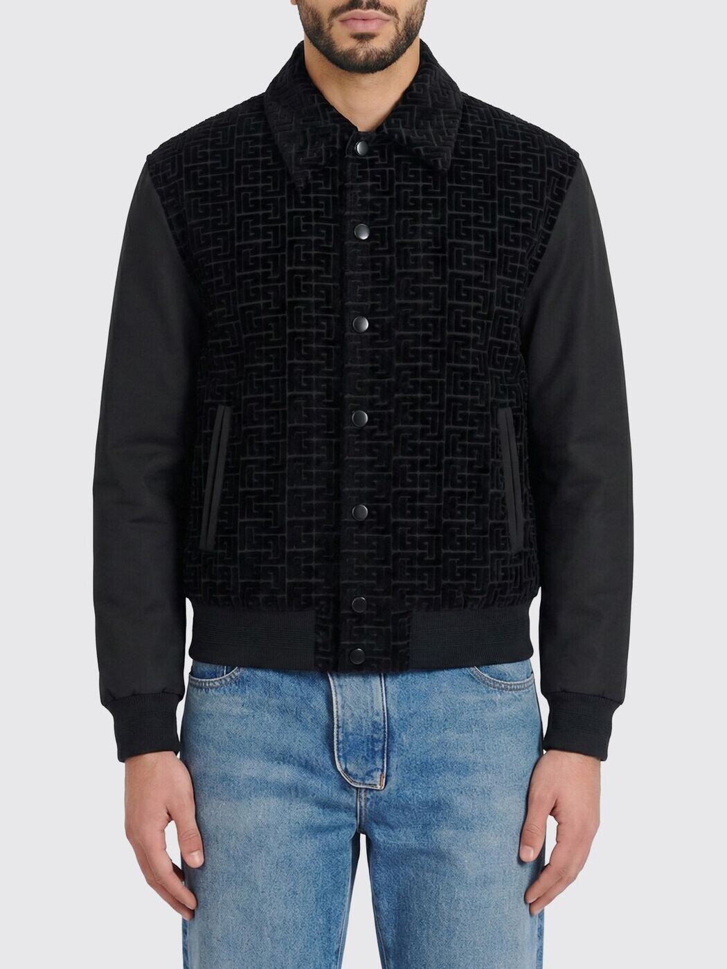 バルマン BALMAIN 上衣 メンズ 黒いこと Jackets GH1TFA73MI21 関税 貨物輸送無料 2026SS gi