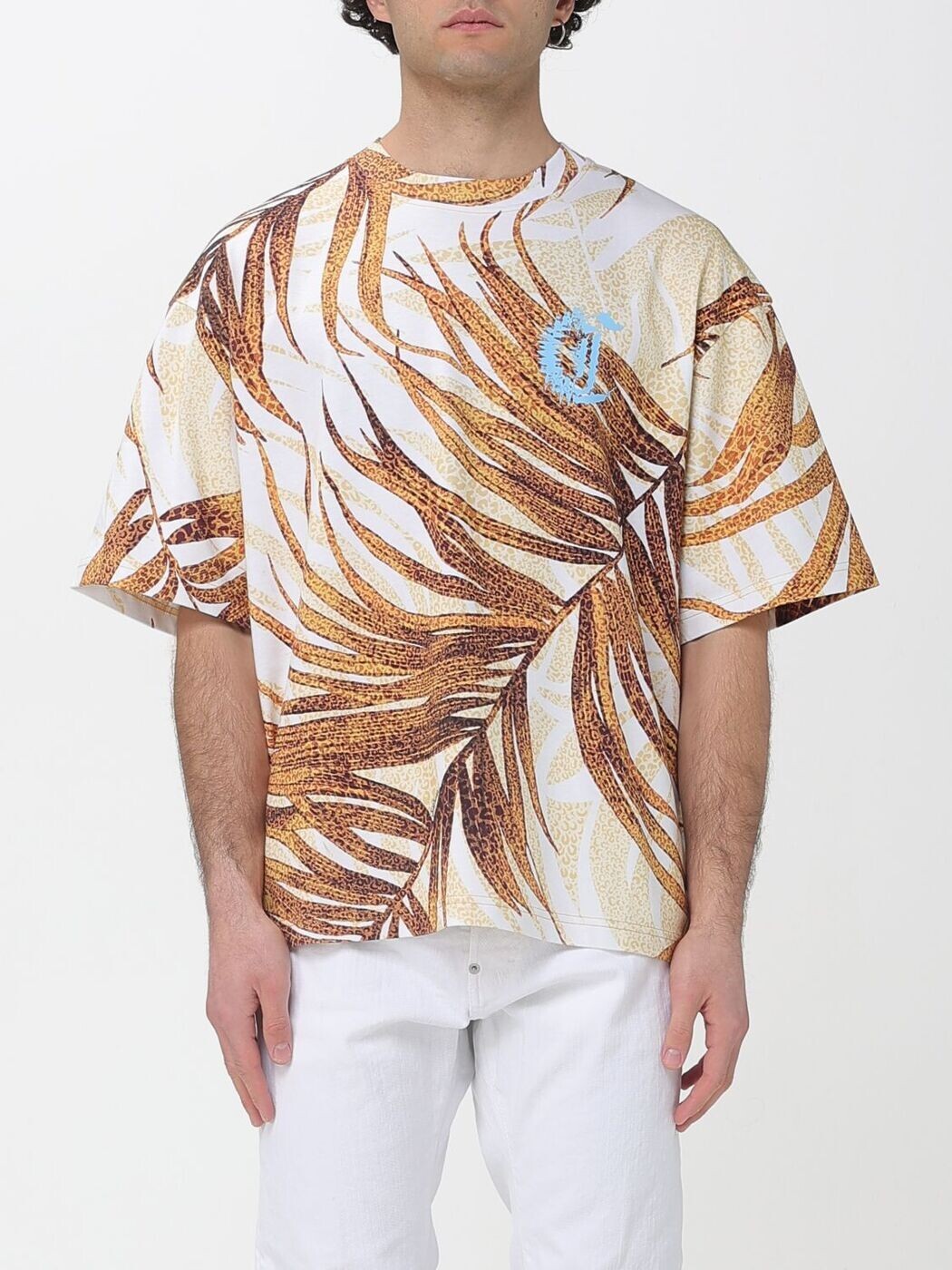 ジャスト カヴァリ JUST CAVALLI Tシャツ メンズ ブラウン T-shirts 80OAHE02CJ118 Brown 関税 送料無料 2026SS gi|BRANDSHOP「il Tesoro」