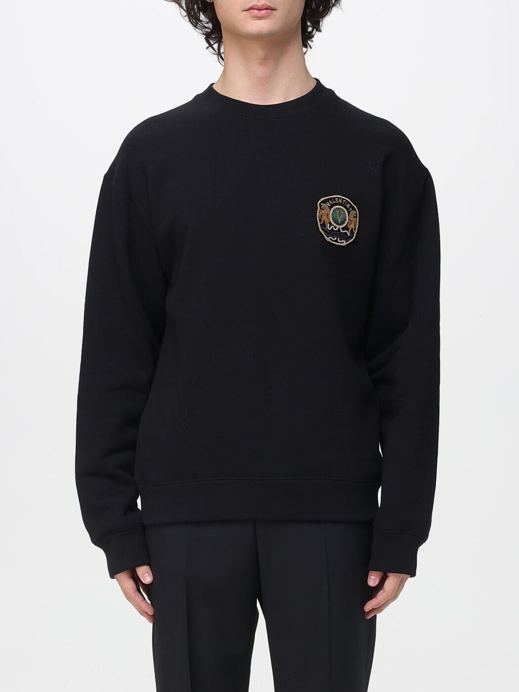 バレンチノ VALENTINO トレイナー 調教師 メンズ 黒いこと Sweatshirts VMF29NBAY 関税 貨物輸送無料 2026SS gi