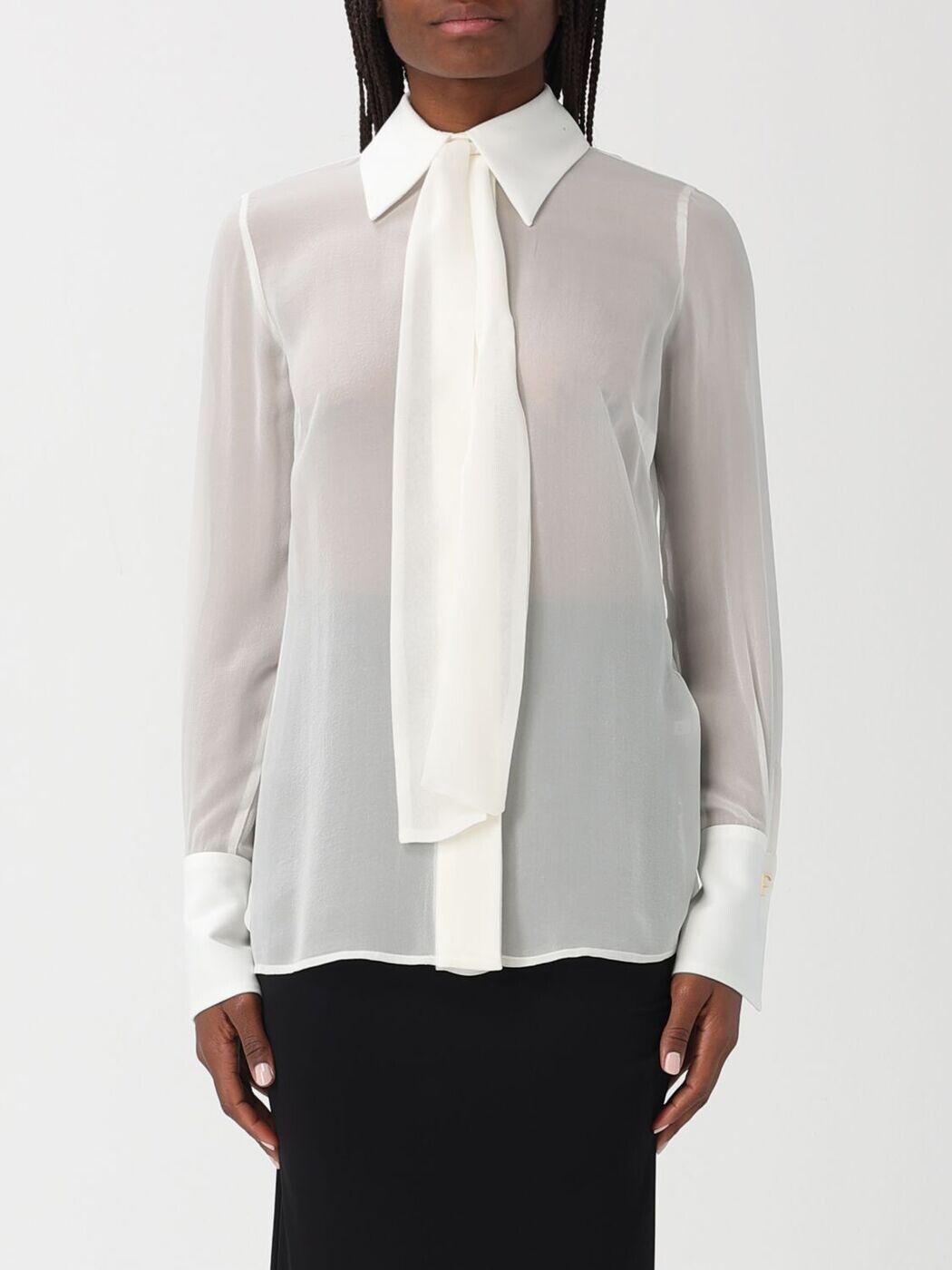 エリザベッタ フランキ ELISABETTA FRANCHI シャツ レディース ホワイト Shirts CA14861E2 White 関税 送料無料 2026SS gi｜BRANDSHOP「il Tesoro」