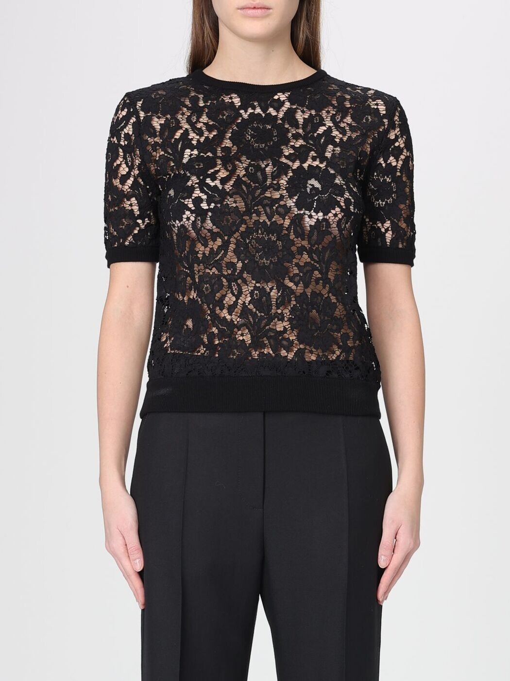 バレンチノ VALENTINO ティーシャツ トップス レディース 黒いこと T-shirts and tops BKC71UA34 関税 貨物輸送無料 2026SS gi