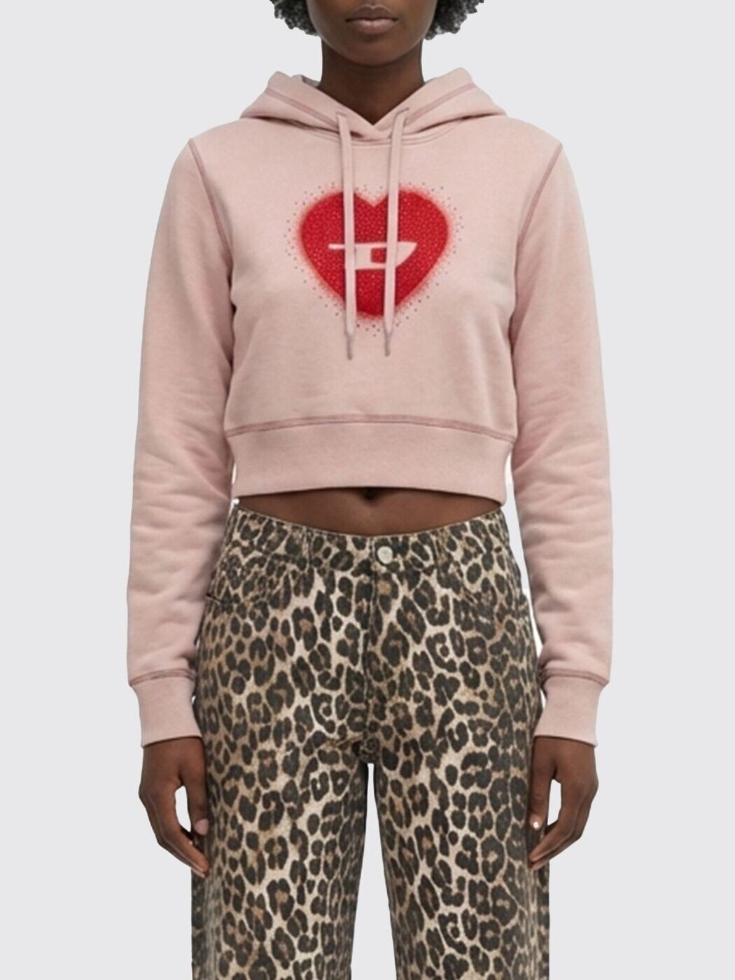ディーゼル DIESEL 調教師 レディース サクラ色 Sweatshirts A219520NSEX 関税 貨物輸送無料 2026SS gi