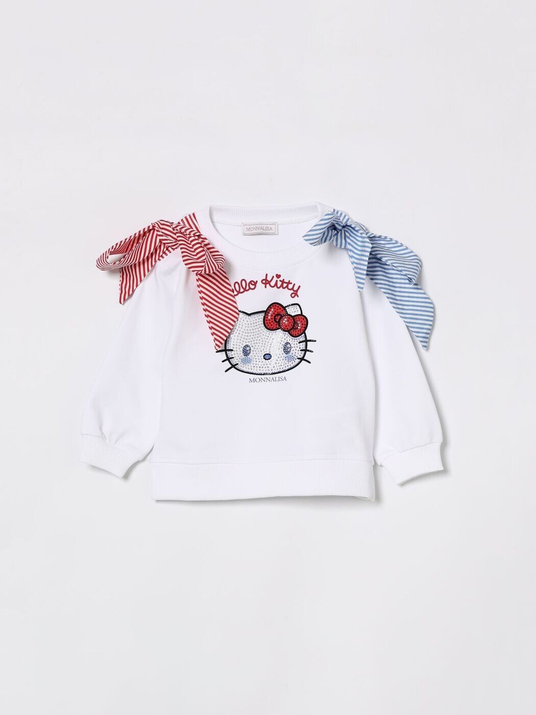 モナリザ MONNALISA クルーネックジャンパー 編み物お召しもの ガールズ 白いこと Crew neck jumpers 19G6077012 関税 貨物輸送無料 2026SS gi