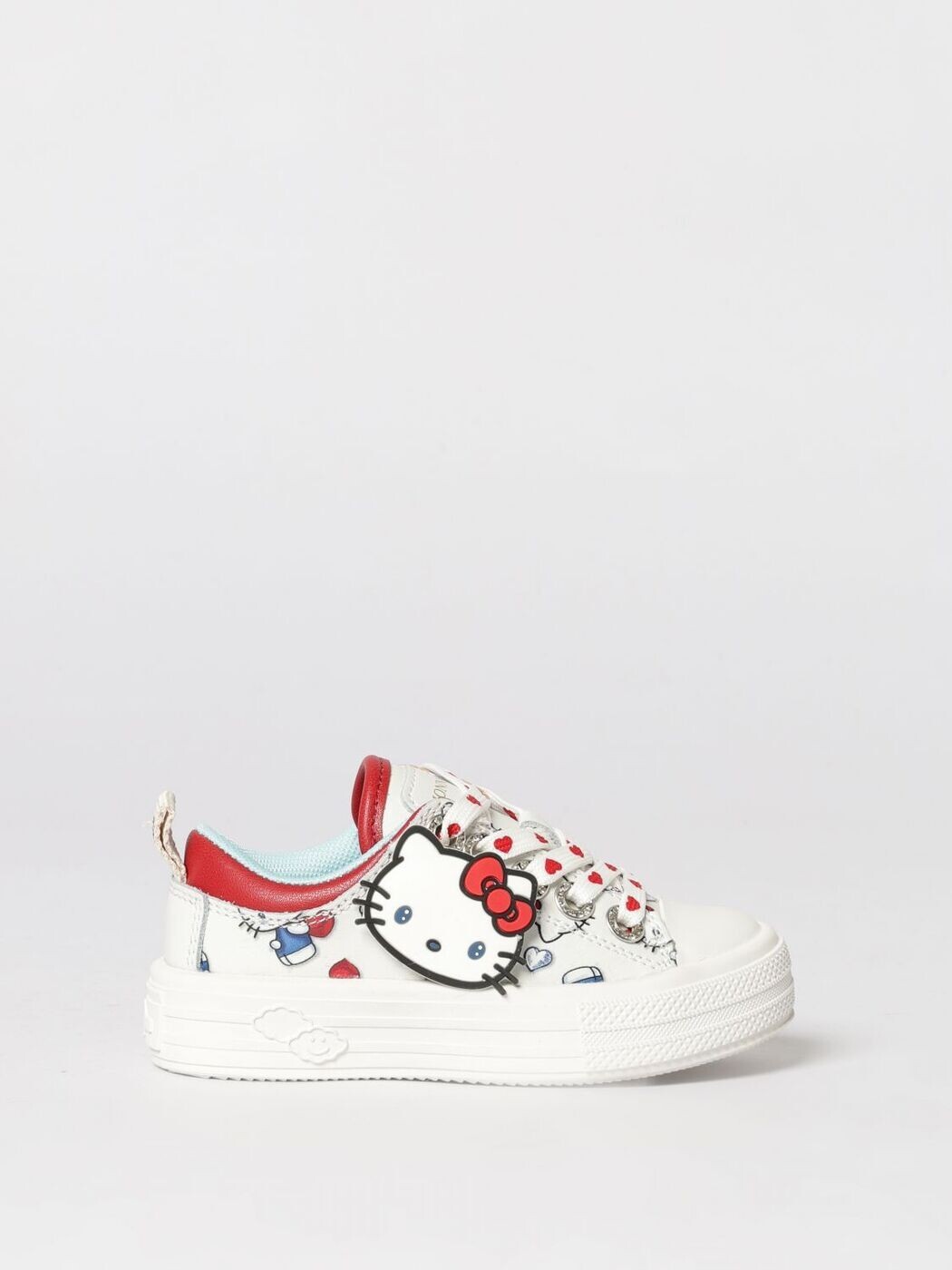 モナリザ MONNALISA 厚底スニーカー スニーカー ガールズ 赤いこと High top sneakers 8CG0077705 関税 貨物輸送無料 2026SS gi