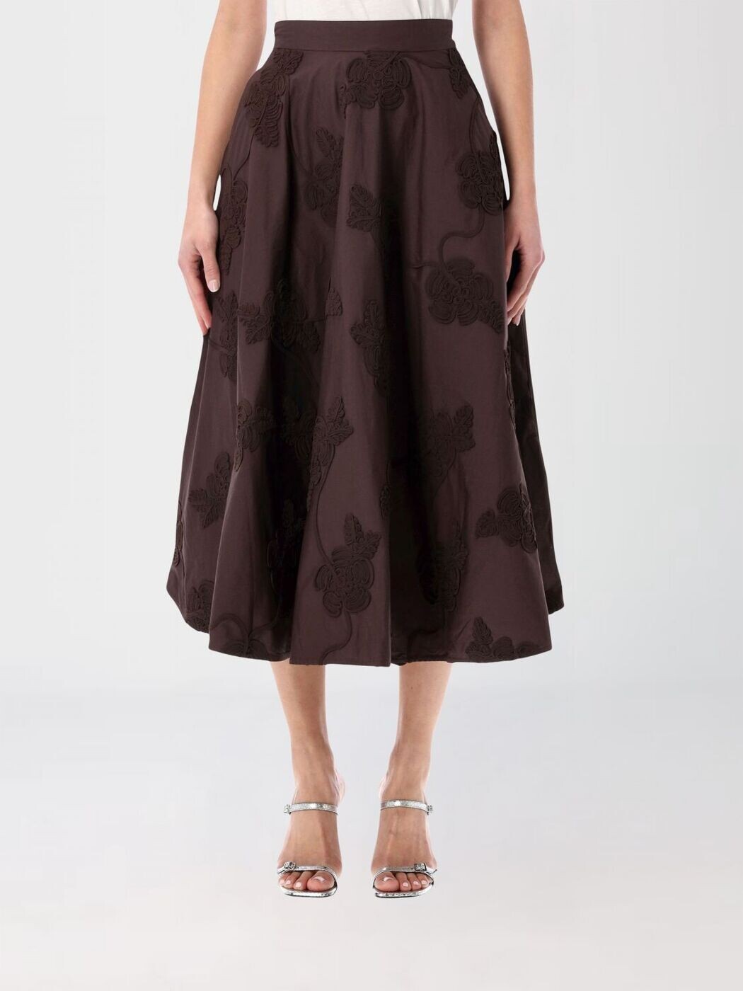 ロテート ROTATE スカート レディース ブラウン Skirts 115100 Brown 関税 送料無料 2026SS gi｜BRANDSHOP「il Tesoro」