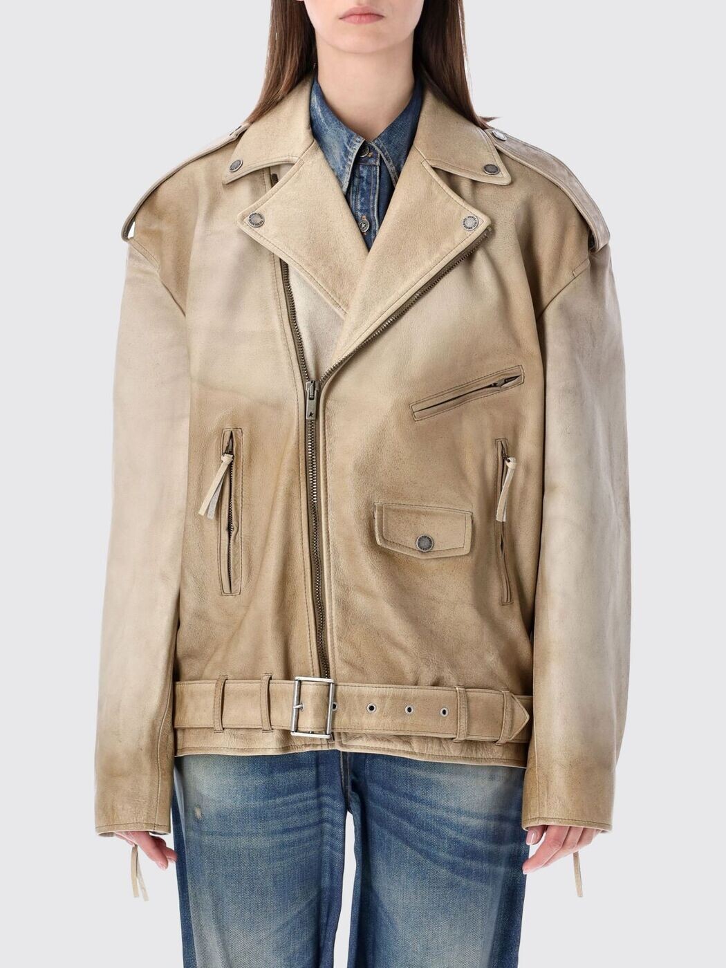 ゴールデン グース 晴れ晴れしい ブランド名 GOLDEN GOOSE 背広上衣 背広 上衣 レディース 青み Suit Jackets GUP02535P002304 関税 貨物輸送無料 2026SS gi