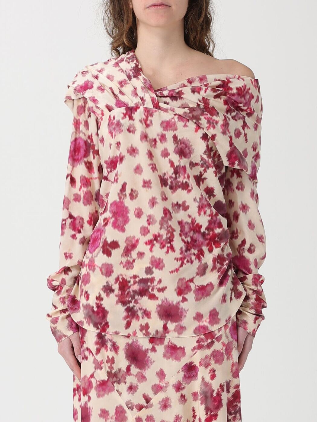 イザベル マラン ISABEL MARANT Tシャツ トップス レディース ピンク T-shirts and tops HT0822FAD1JSSI Pink 関税 送料無料 2026SS gi|BRANDSHOP「il Tesoro」