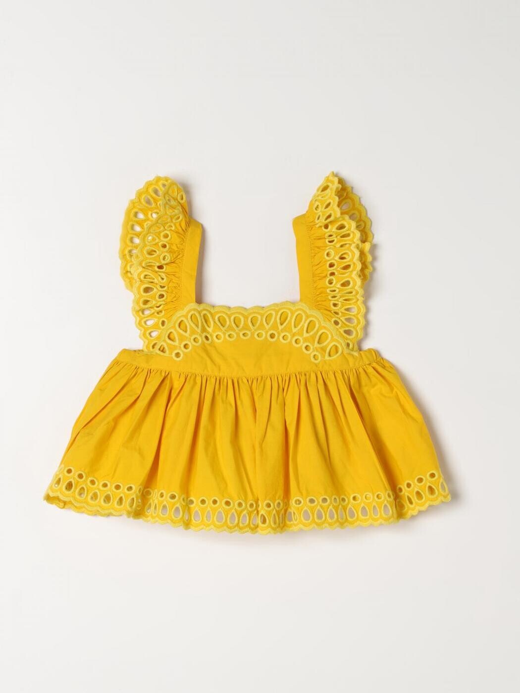 ステラマッカートニー STELLA MCCARTNEY ポロシャツ トップス ガールズ イエロー Polo shirts TU5A42Z1594 Yellow 関税 送料無料 2024SS gi|BRANDSHOP「il Tesoro」