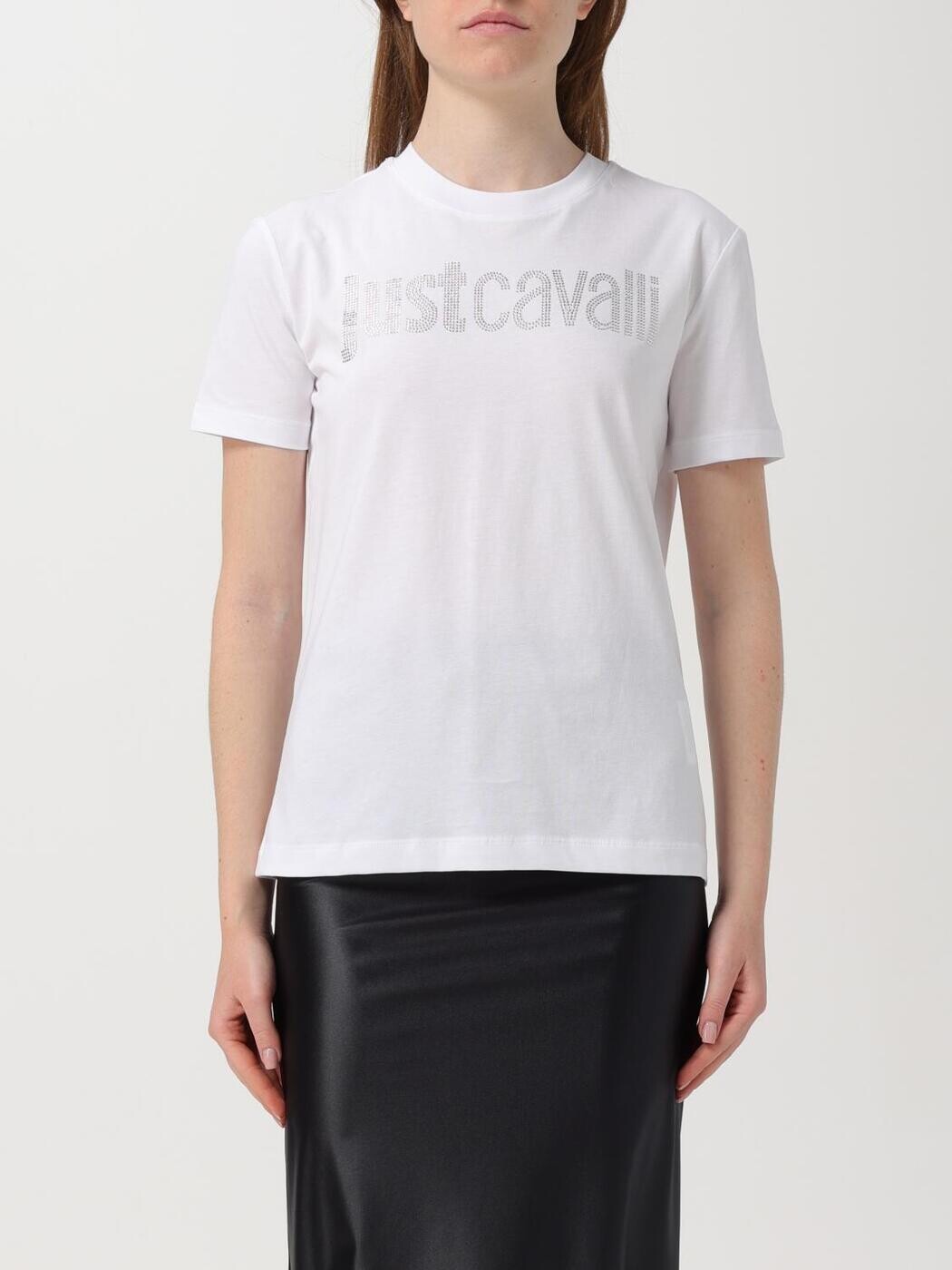 ジャスト カヴァリ JUST CAVALLI スポーツシャツ プルオーバー レディース 白いこと T-shirts and polo shirts 76PAHE03CJ110 関税 貨物輸送無料 2024SS gi