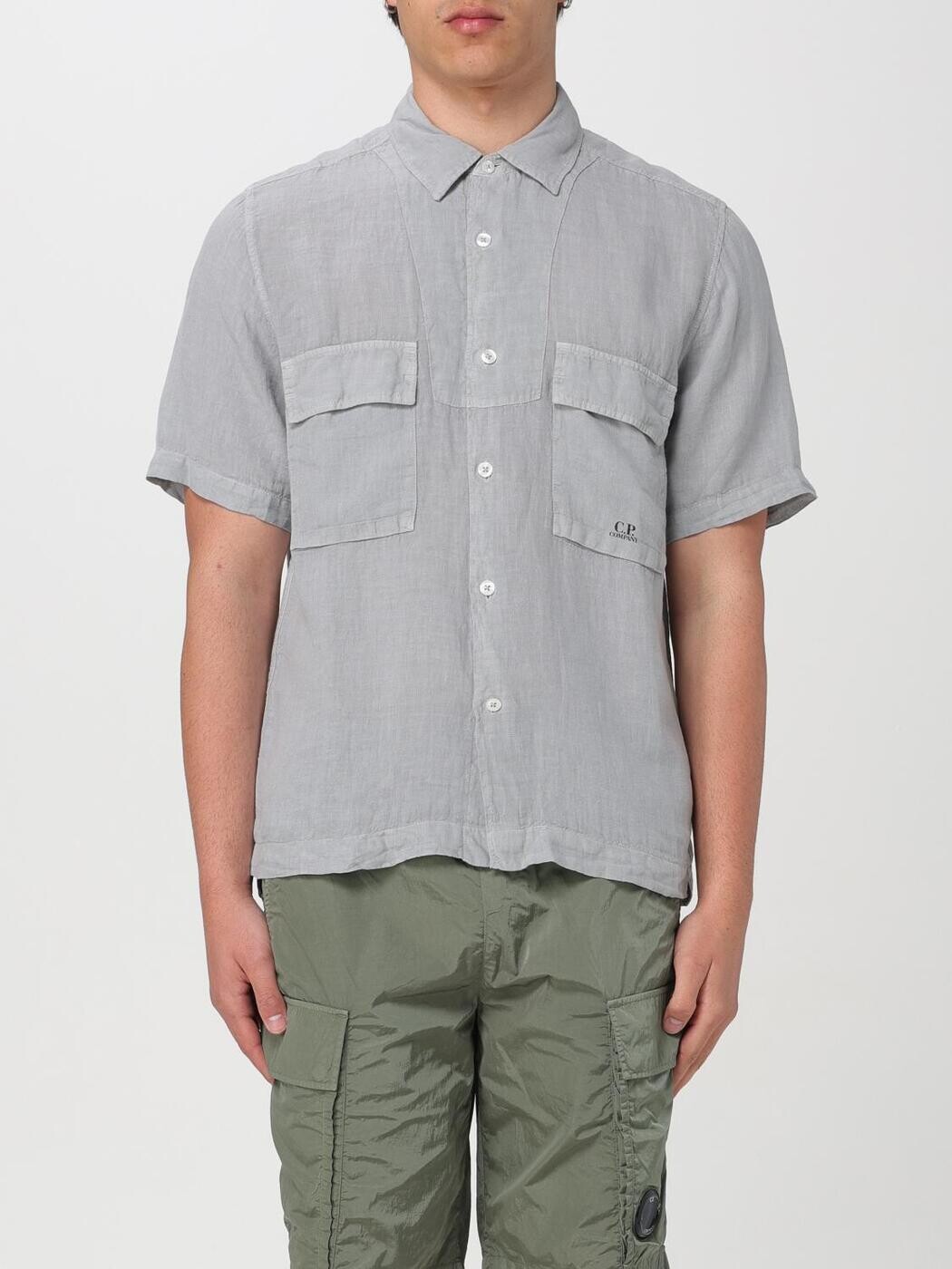 シーピー カンパニー CP COMPANY シャツ メンズ グレー Shirts 16CMSH210A005415G Grey 関税 送料無料 2025AW gi|BRANDSHOP「il Tesoro」