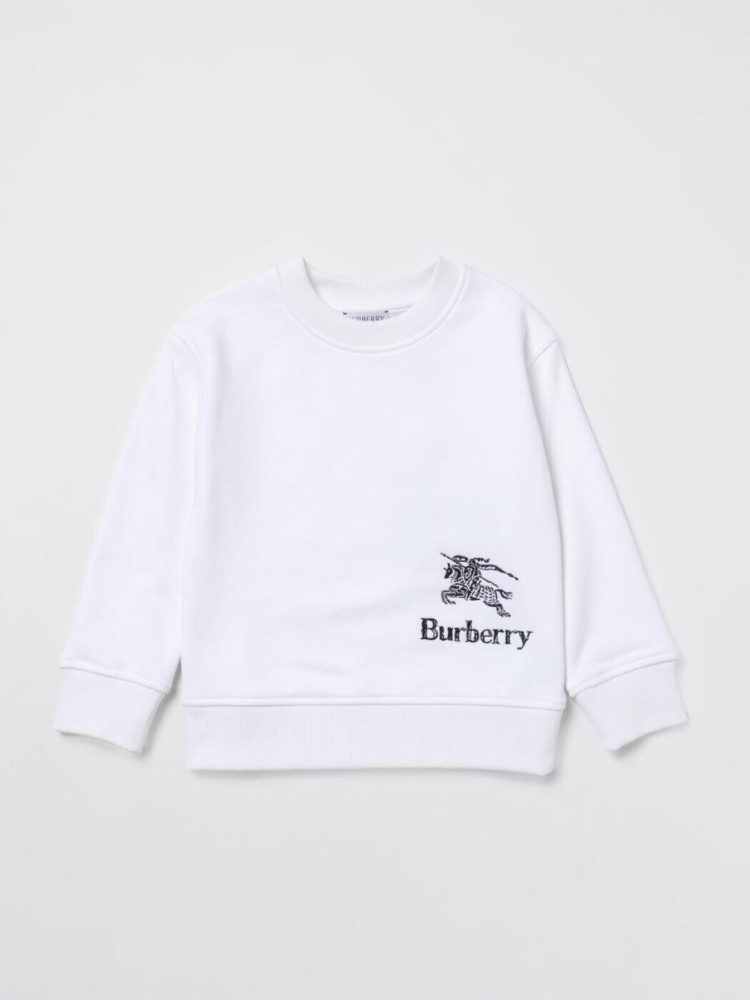 バーバリー BURBERRY クルーネックジャンパー 編み物御召しもの ガールズ 白いこと Crew neck jumpers 8082110 ~ 関税 貨物輸送無料 2025AW gi