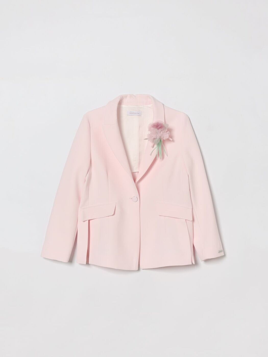 モナリザ MONNALISA バイカージャケット 上衣 ガールズ さくら色 Biker jackets 71G1037303 関税 貨物輸送無料 2026SS gi