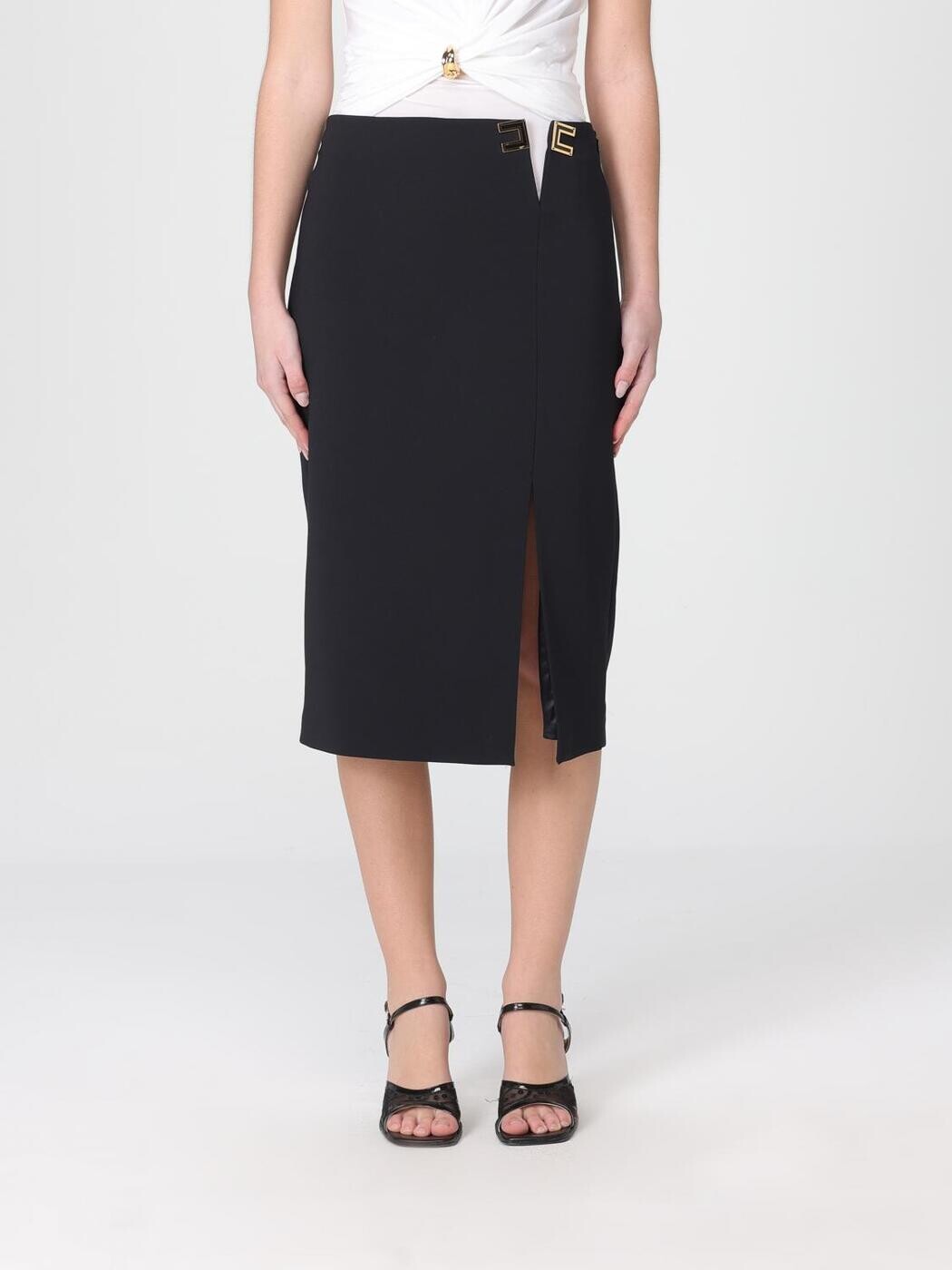 エリザベッタ フランキ ELISABETTA FRANCHI スカート レディース ブラック Skirts GO14761E2 Black 関税 送料無料 2026SS gi｜BRANDSHOP「il Tesoro」