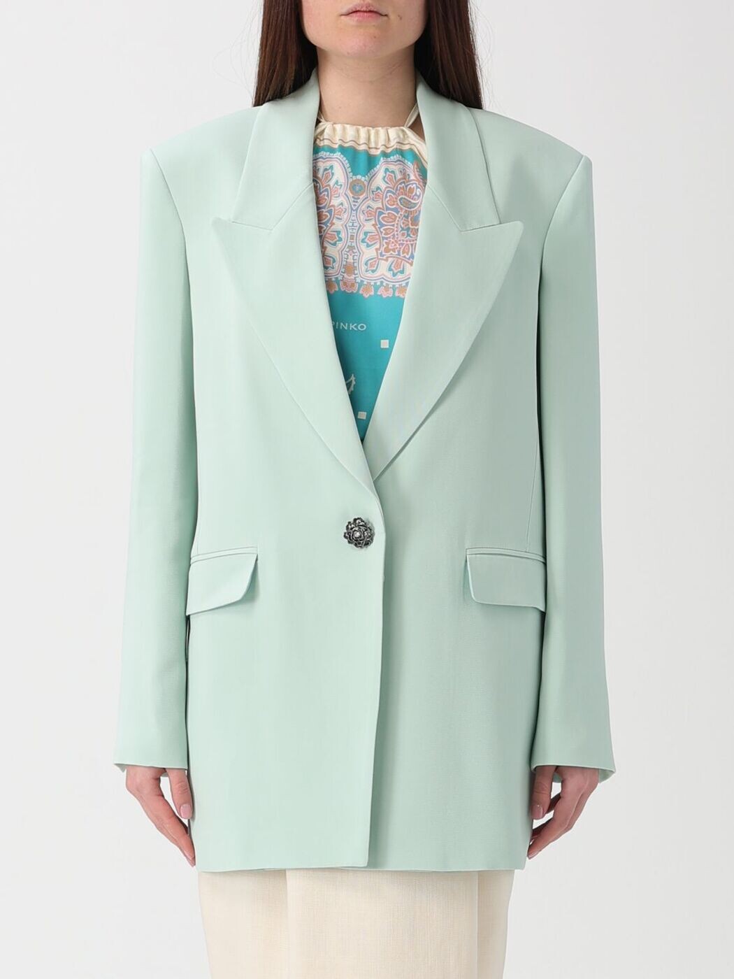 ピンコ PINKO 背広上衣 背広 上衣 レディース 緑であること Suit Jackets 106628A2Q2 関税 貨物輸送無料 2026SS gi