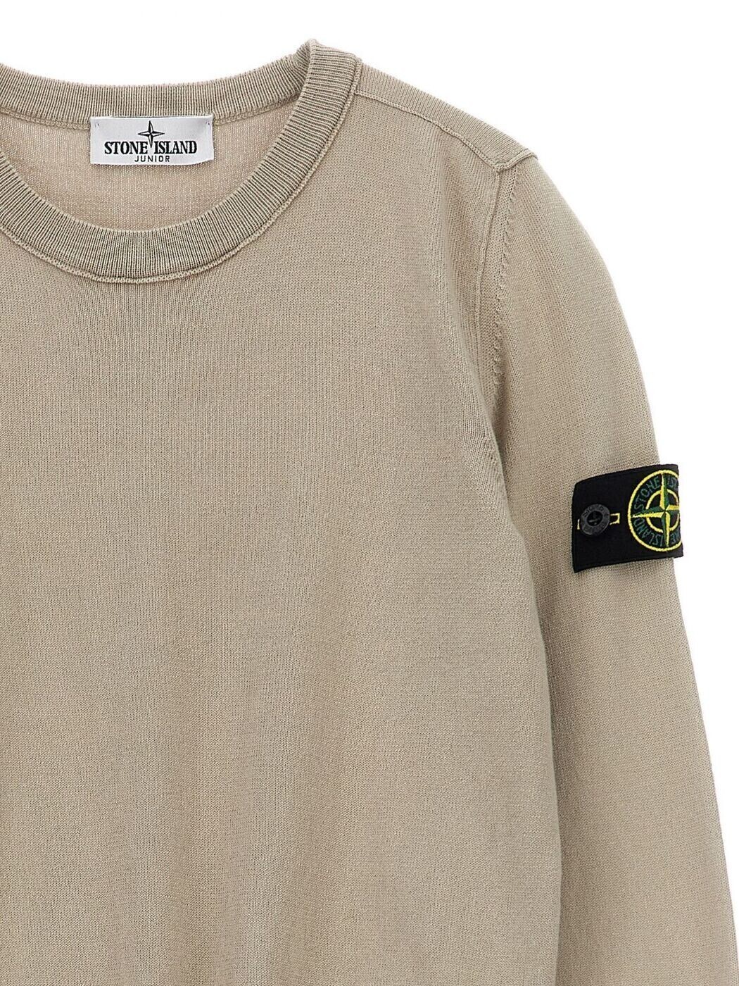 石ころ 島 STONE ISLAND JUNIOR クルーネックジャンパー 編み物御召しもの ボーイズ ベージュ Crew neck jumpers 5100001S00B2 関税 貨物輸送無料 2026SS gi