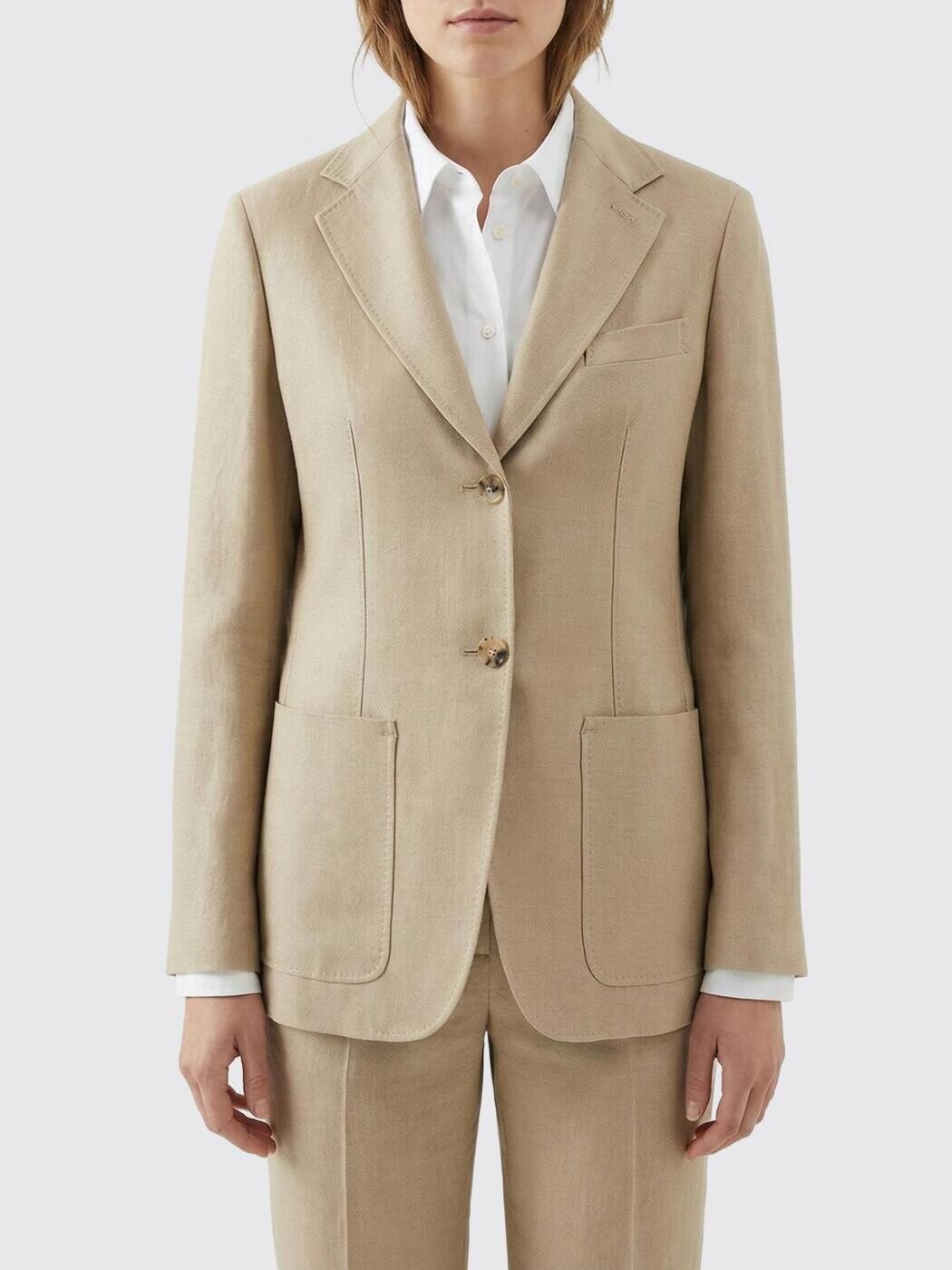 マックス パンパノウサギ MAX MARA 背広上衣 背広 上衣 レディース ベージュ Suit Jackets 2611041111600 関税 貨物輸送無料 2026SS gi
