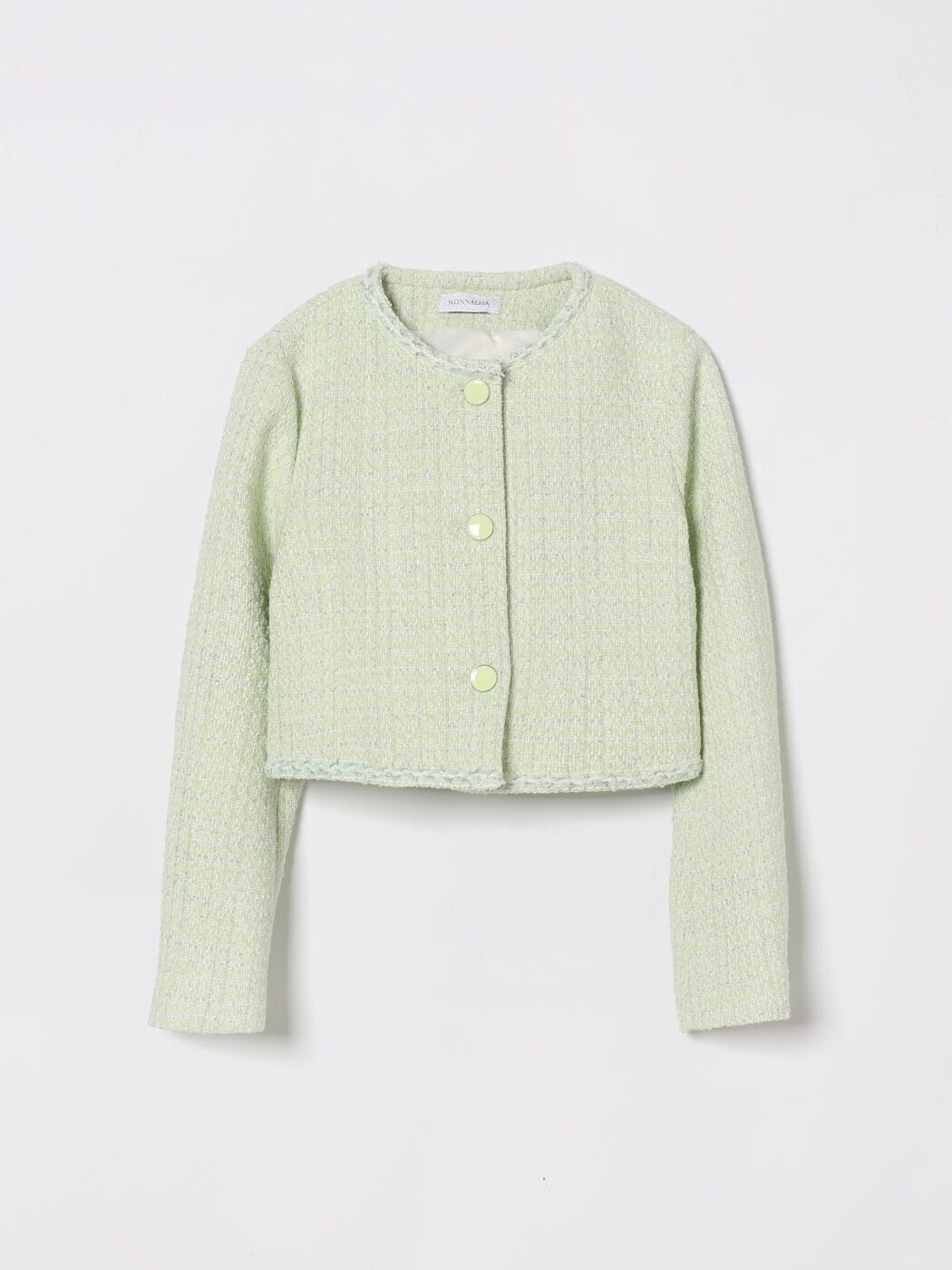 モナリザ MONNALISA バイカージャケット 上衣 ガールズ 緑であること Biker jackets 71G1027312 関税 貨物輸送無料 2026SS gi
