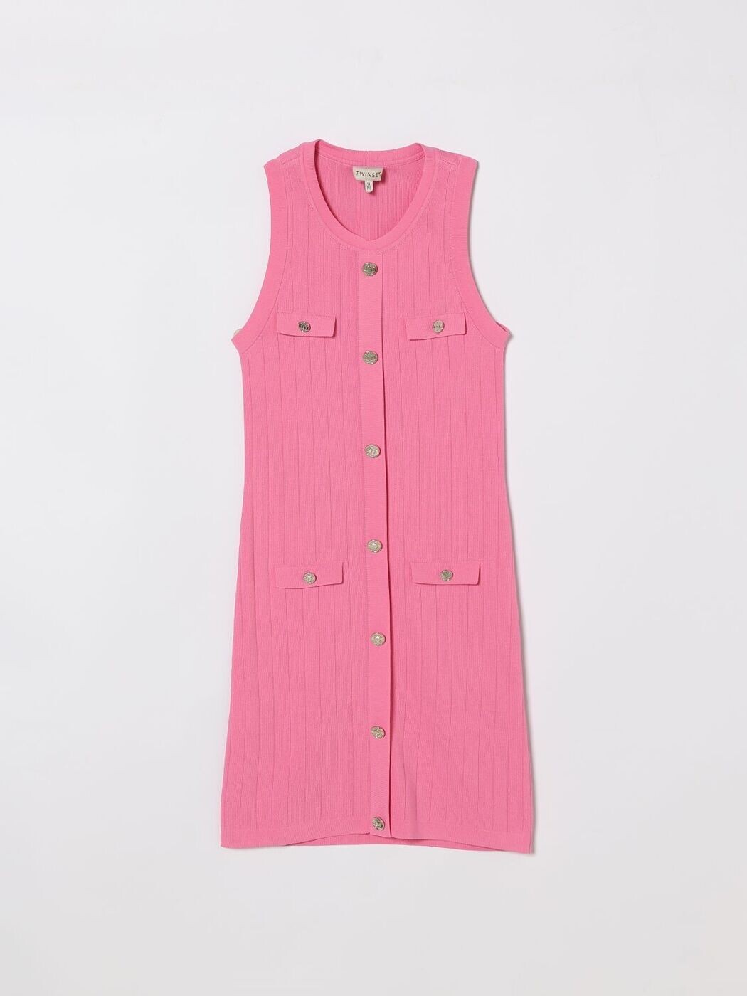 ツイン書き割り TWINSET ロングお召しもの お召しもの ガールズ サクラ色 Long dresses 261GJ3063 Pink 関税 貨物輸送無料 2026SS gi