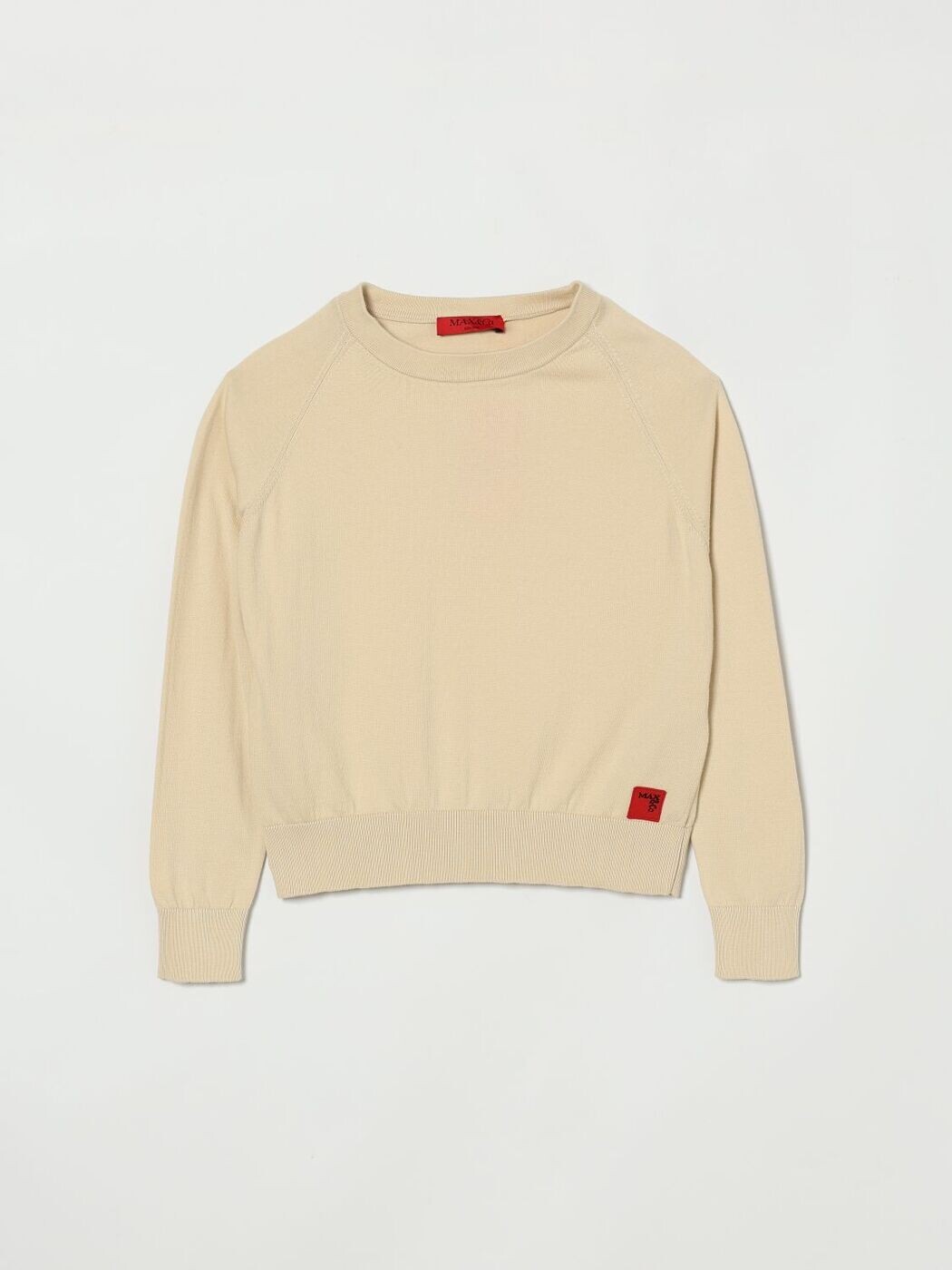 マックス アンド コー MAX\u0026CO. KID クルーネックジャンパー ニットウェア ガールズ ベージュ Crew neck jumpers MX0295MX00X 関税 送料無料 2026SS gi