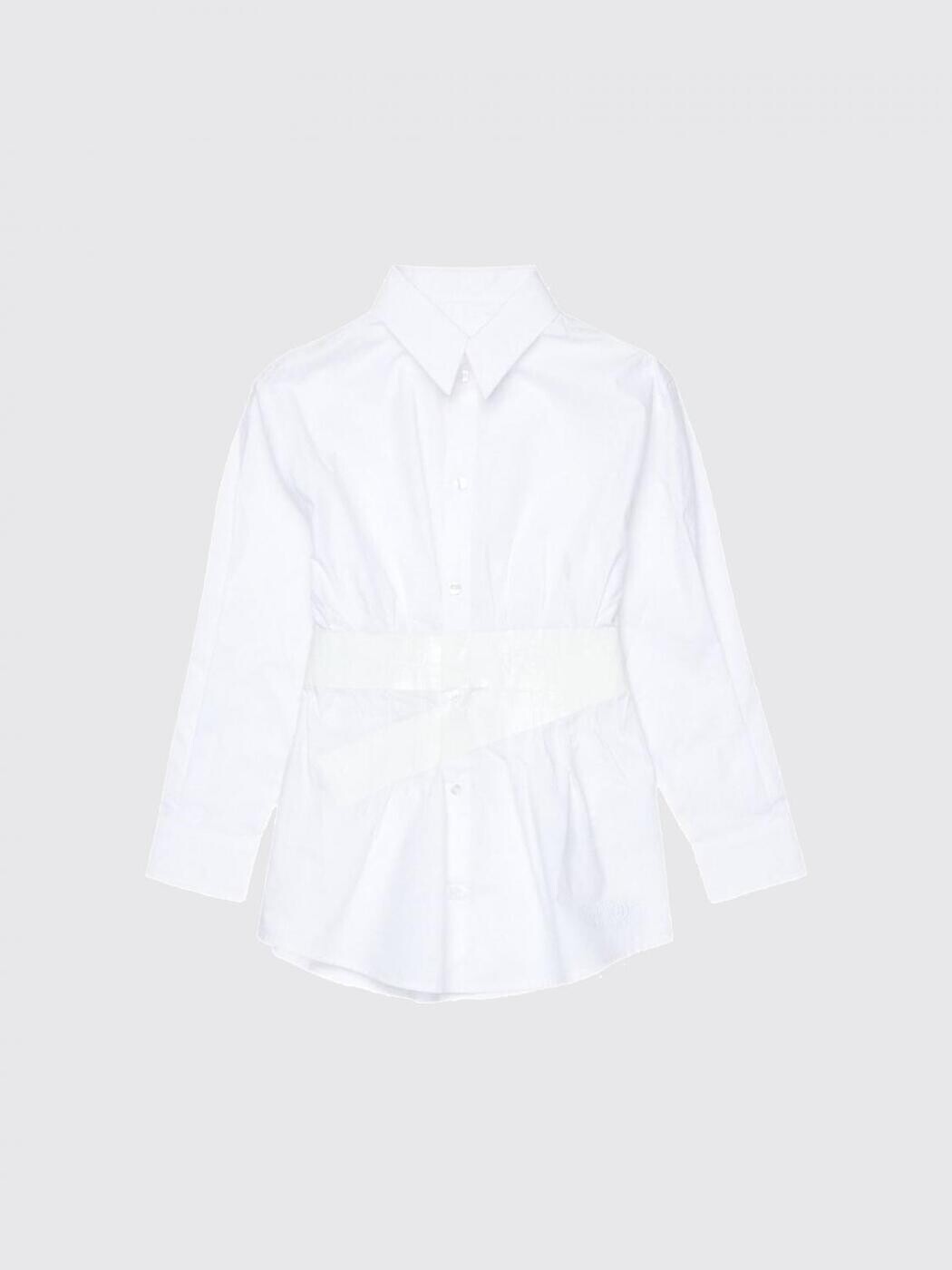 エムエムシックス 棲み家 マルジェラ MM6 MAISON MARGIELA ティーシャツ ボーイズ 白いこと Casual shirts M60948MM014 関税 貨物輸送無料 2026SS gi