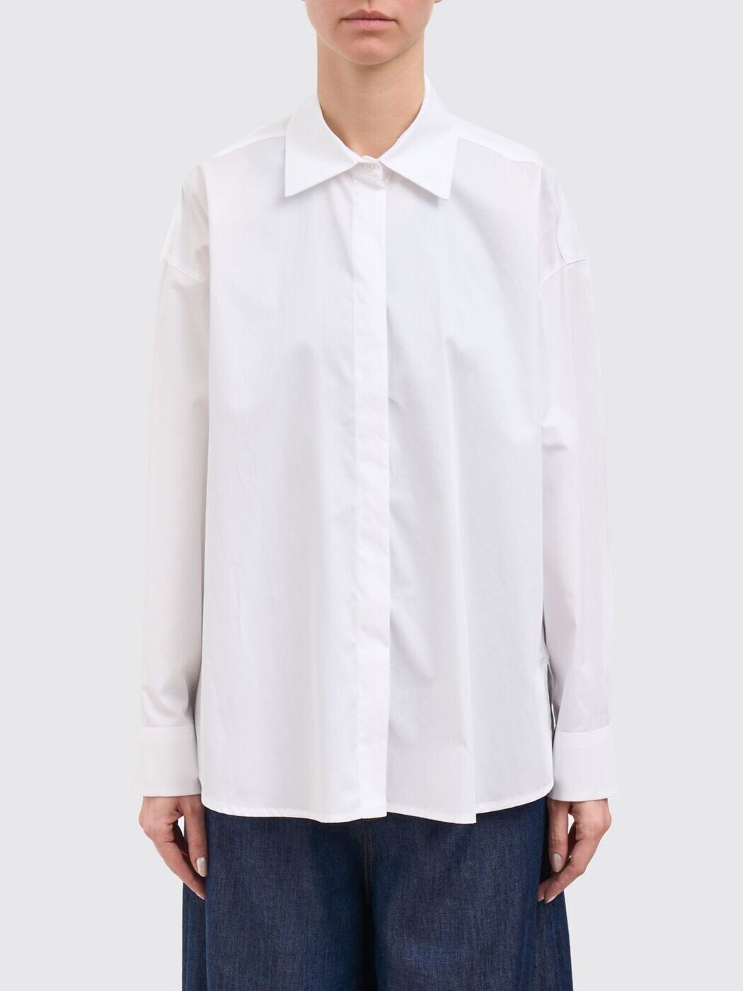 ドンダップ DONDUP シャツ レディース ホワイト Shirts DC492CF0200VXXX White 関税 送料無料 2026SS gi｜BRANDSHOP「il Tesoro」 38,610円