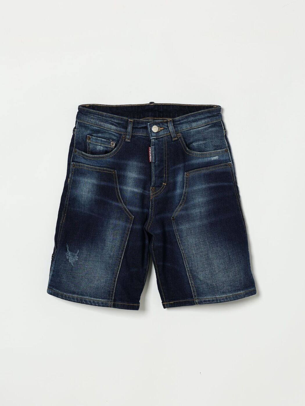 ディースクエアード DSQUARED2 遊撃手ズボン下 ズボン下 さる股引き ガールズ 青色 Shorts DQ3212D0AFS 関税 貨物輸送無料 2026SS gi
