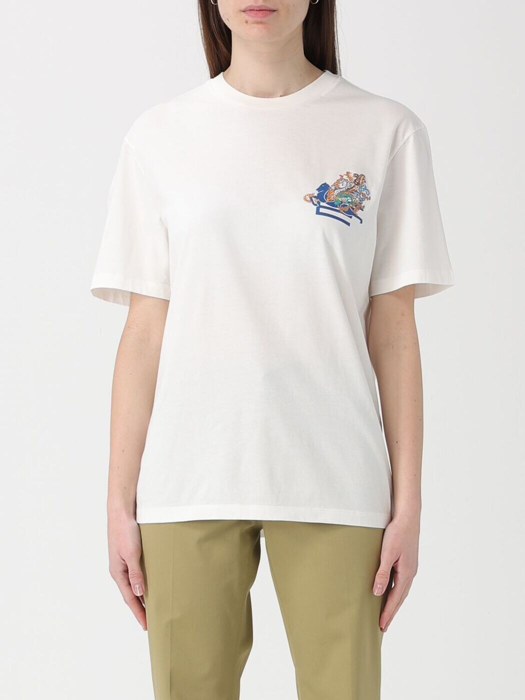 エトロ ETRO ポロシャツ Tシャツ レディース ホワイト T-shirts and polo shirts WRMA0005AR477 White 関税 送料無料 2026SS gi｜BRANDSHOP「il Tesoro」
