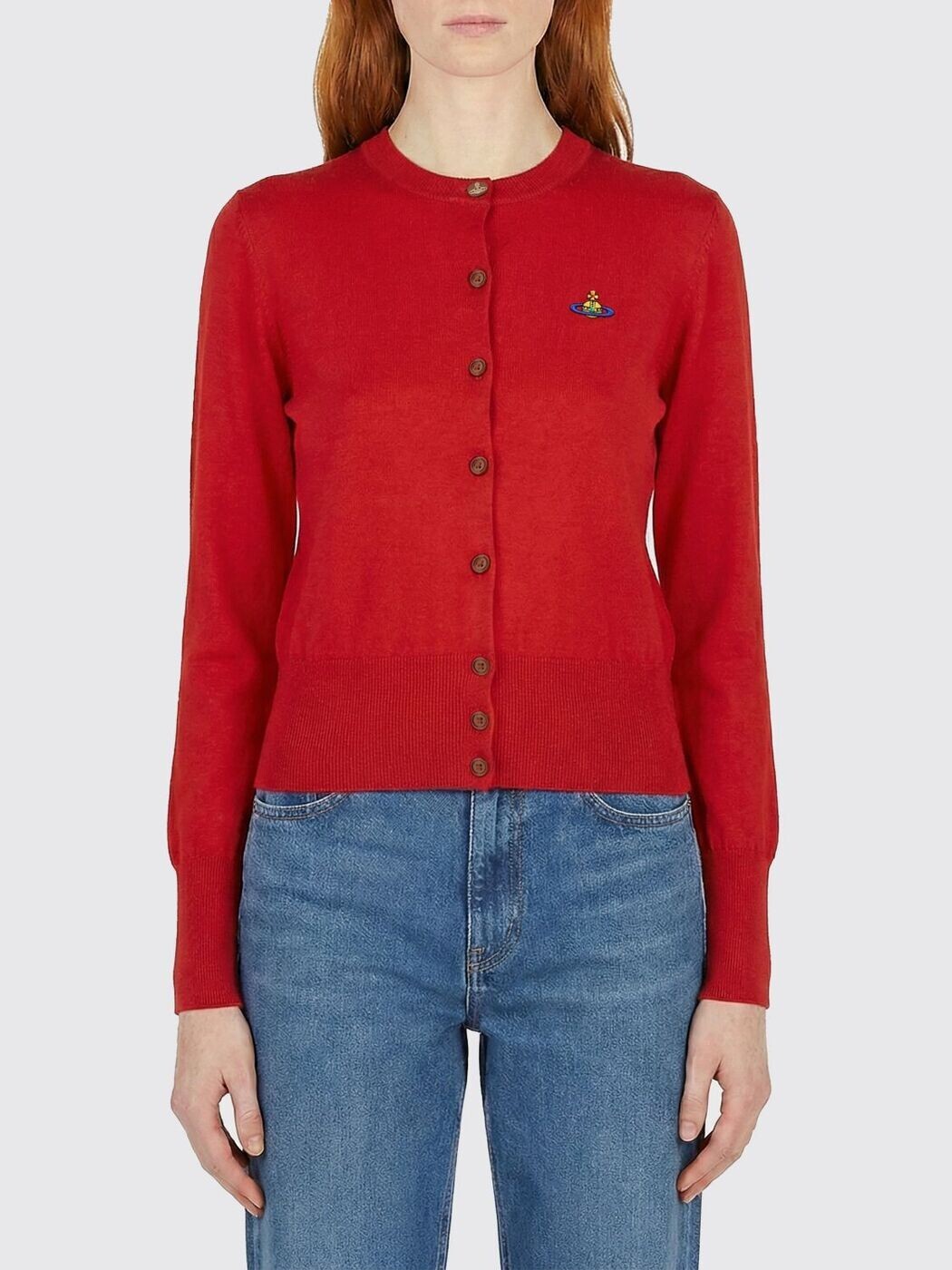 ヴィヴィアン・ウエストウッド VIVIENNE WESTWOOD スウェーター 編み物御召しもの レディース 赤いこと Knitwear 1803002PY001A 関税 貨物輸送無料 2026SS gi