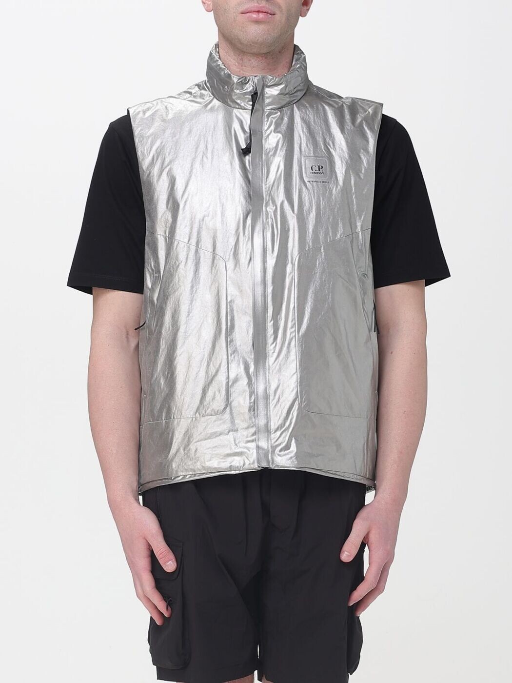 シーピー 相手 CP COMPANY ジレ より良い メンズ しろがね色 Vests 20CLVE053A110550A 関税 貨物輸送無料 2026SS gi