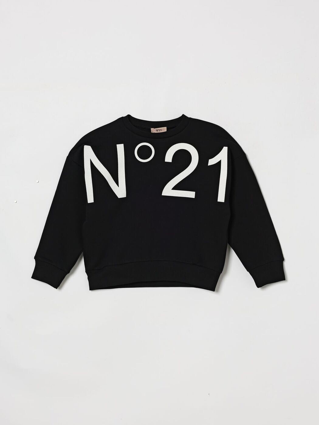 ヌメロ ヴェントゥーノ N 21 クルーネックジャンパー 編み物御召しもの ガールズ 黒いこと Crew neck jumpers N2109VN0154 関税 貨物輸送無料 2026SS gi