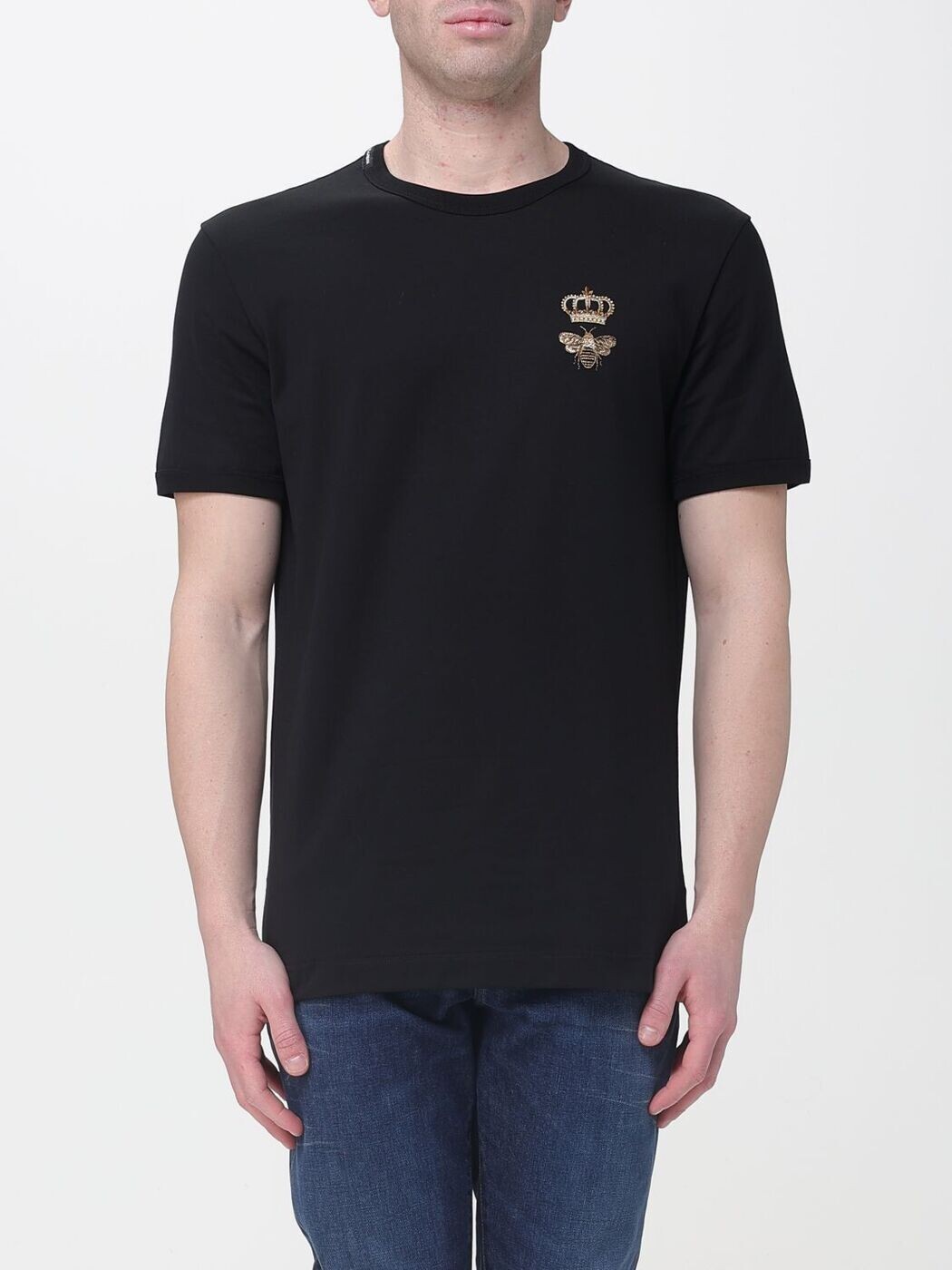 ドルチェ&ガッバーナ DOLCE&GABBANA Tシャツ メンズ ブラック T-shirts G8PV1ZG7WUQ Black 関税 送料無料 2026SS gi｜BRANDSHOP「il Tesoro」
