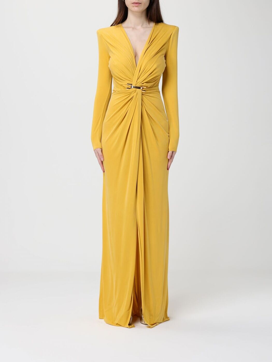 エリザベッタ フランキ ELISABETTA FRANCHI ワンピース ドレス レディース イエロー Dresses ABR2961E2 Yellow 関税 送料無料 2026SS gi｜BRANDSHOP「il Tesoro」