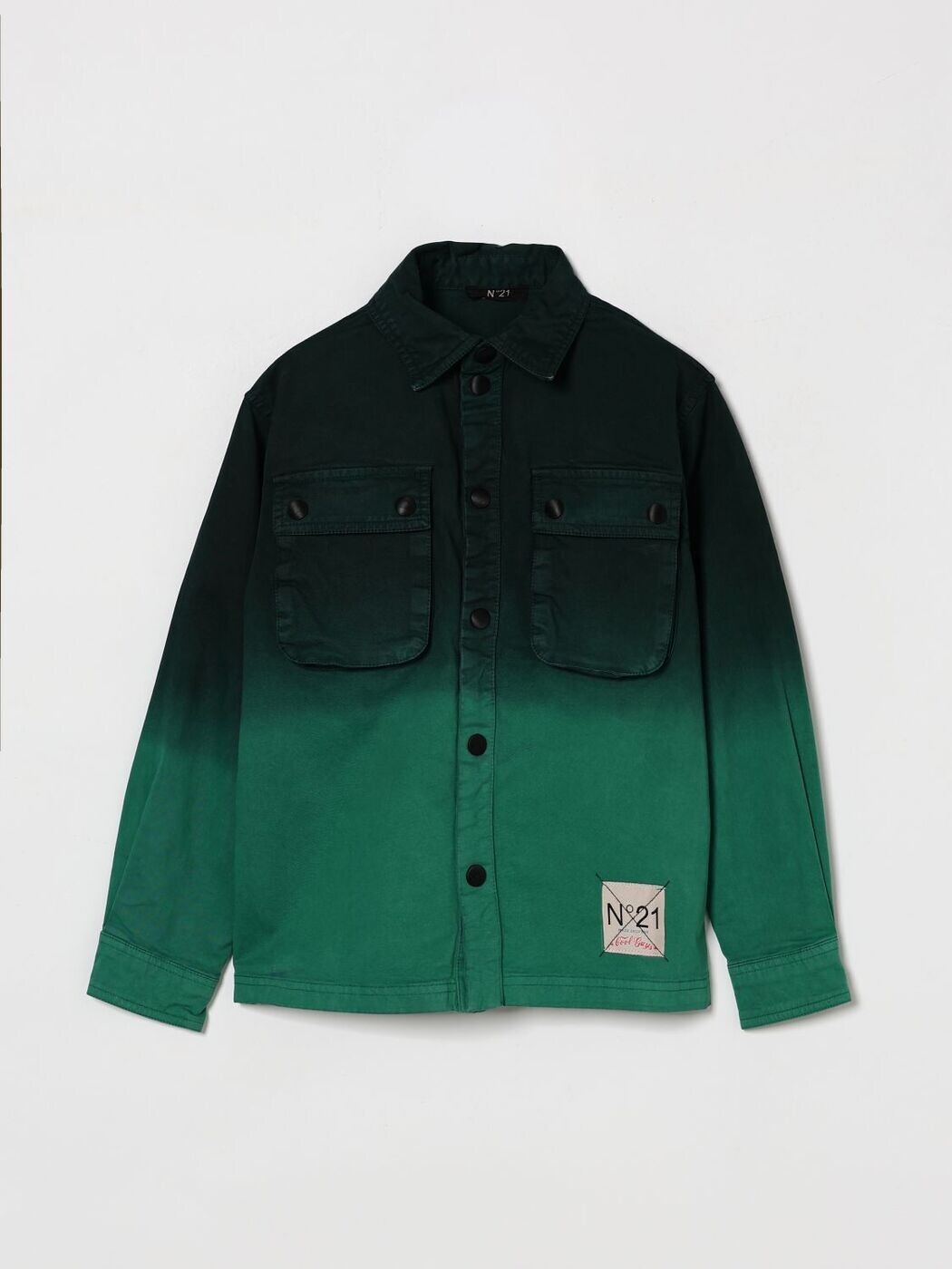 ヌメロ ヴェントゥーノ N 21 ボンバージャケット 上衣 ボーイズ 緑であること Bomber jackets N210BHN0482 関税 貨物輸送無料 2026SS gi