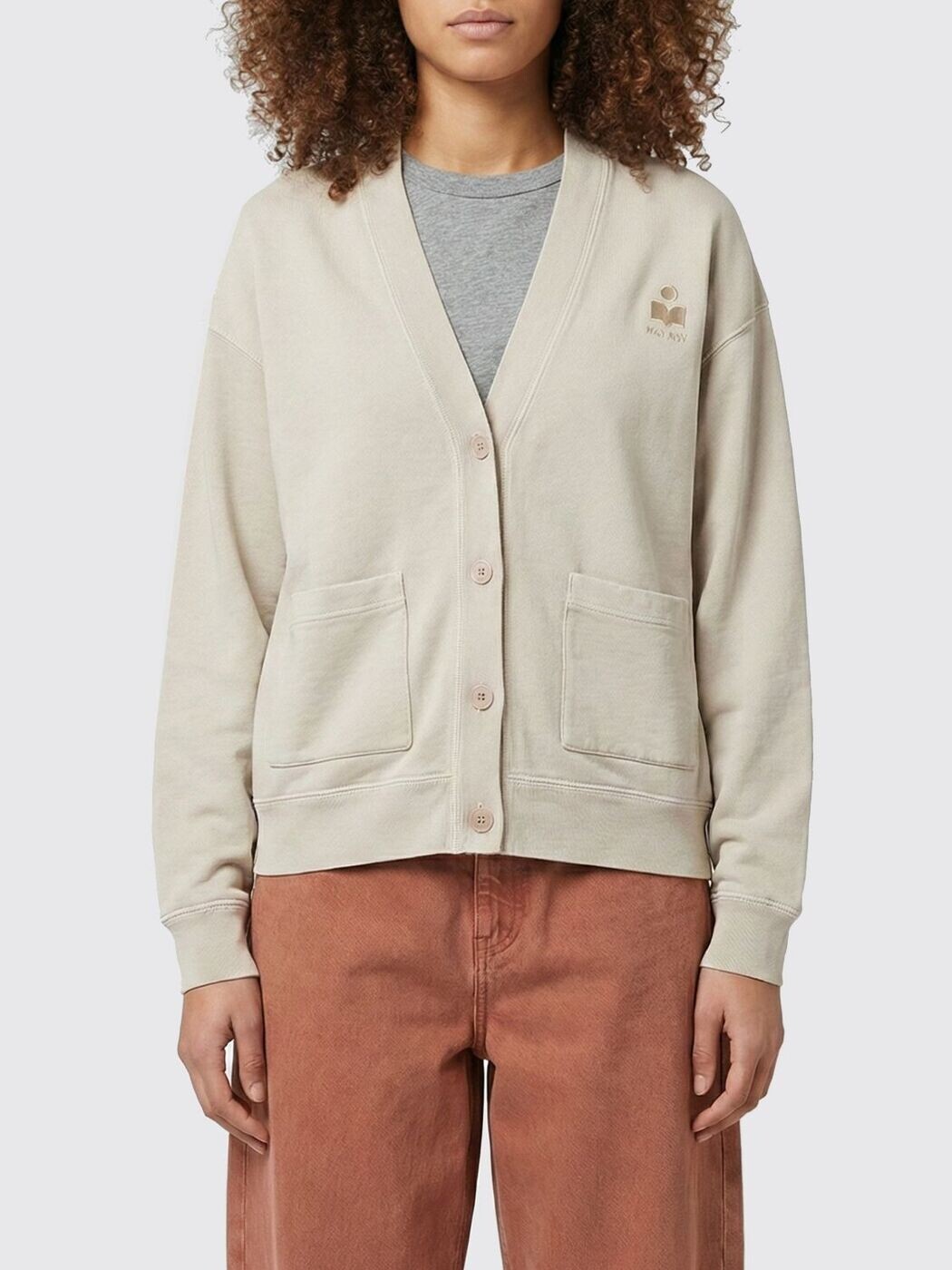 イザ呼びりん マラン はやりっ子 ISABEL MARANT ETOILE スウェーター 編み物御召しもの レディース ベージュ Knitwear VE0659FAD1M06E 関税 貨物輸送無料 2026SS gi
