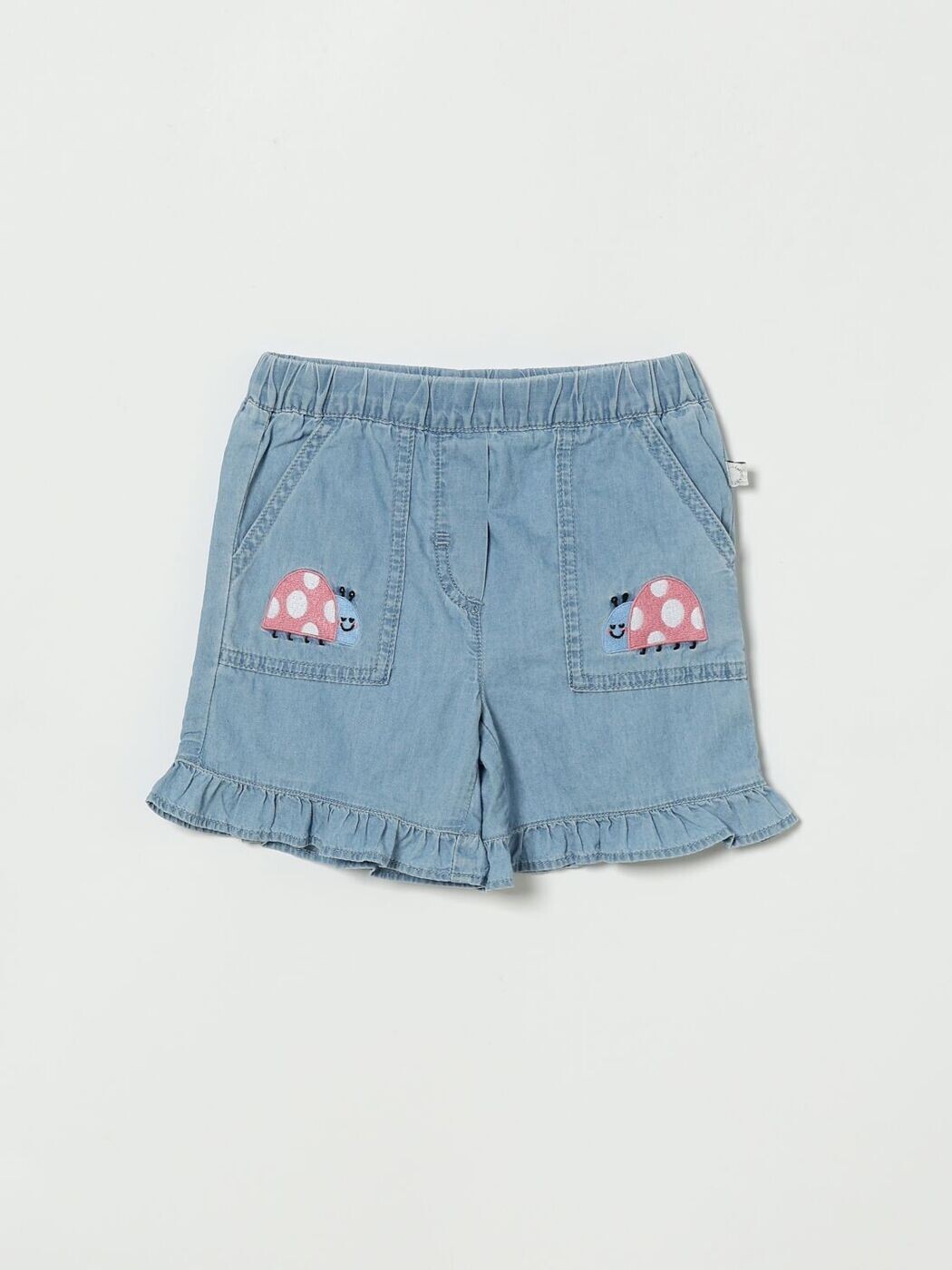 中心柱 ポールマッカートニー キッズ STELLA MCCARTNEY KIDS ズボン下 遊撃手ズボン下 ベビーユニセックス 青碧 Shorts TY6019Z0161 関税 貨物輸送無料 2026SS gi