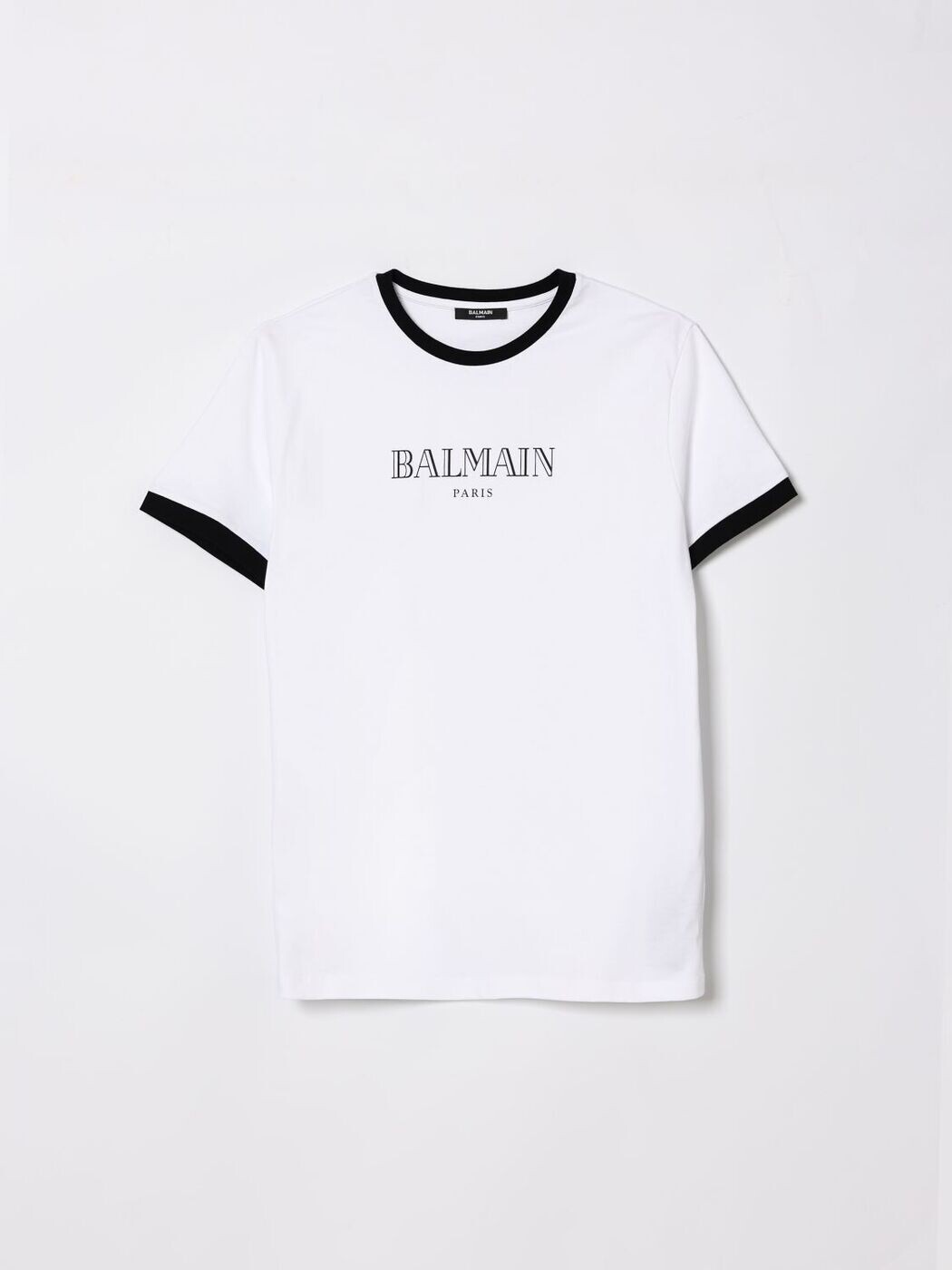 バルマン BALMAIN ロング衣袂ティーシャツ ティーシャツ ボーイズ 白いこと Long sleeve t-shirts BY8P41Z3672 関税 貨物輸送無料 2026SS gi