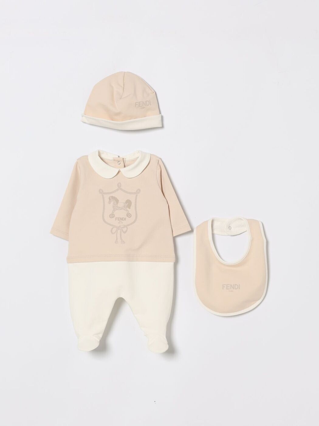 フェンディ FENDI トラックスーツ　セットアップ ベビーウェア ベビーユニセックス ベージュ Tracksuits BUK1608RA Beige 関税 送料無料 2026SS gi｜BRANDSHOP「il Tesoro」