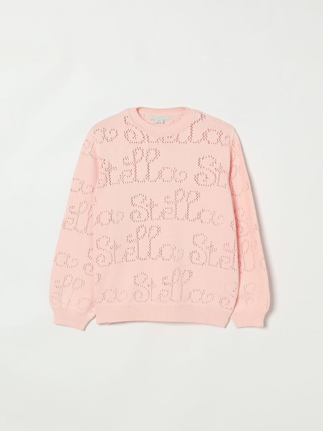 ステラマッカートニー STELLA MCCARTNEY クルーネックジャンパー 編み物御召しもの ガールズ さくら色 Crew neck jumpers TY9A70Z1876 関税 貨物輸送無料 2026SS gi