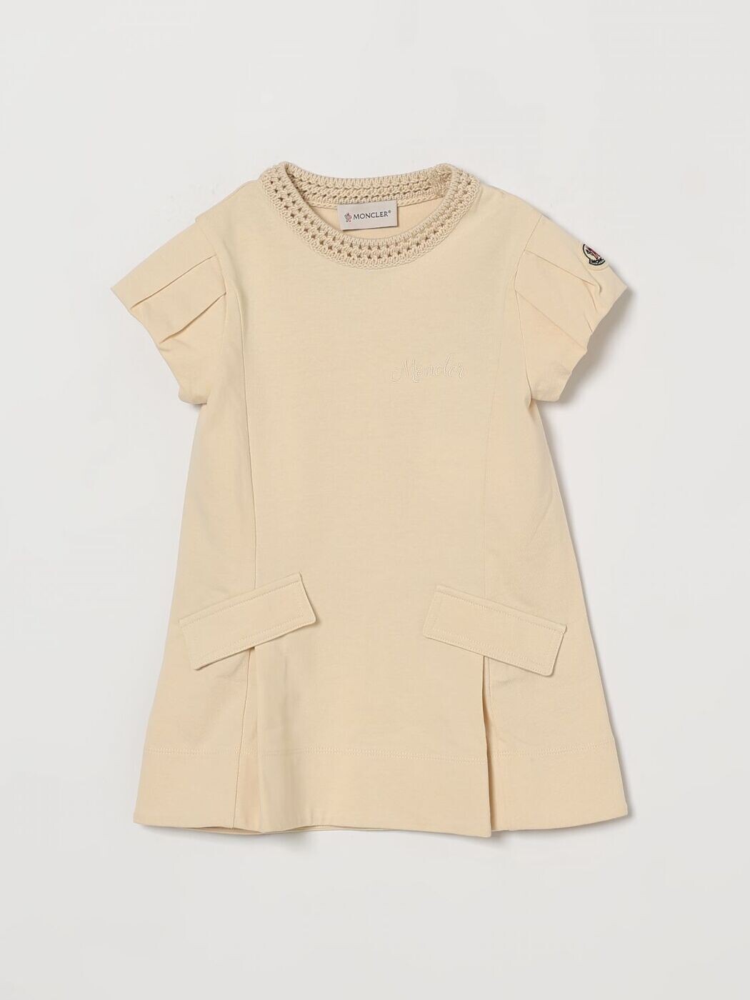 モンク軌跡 MONCLER 衣裳 御召しもの ボーイズ 白いこと Dresses 8I0000589A55 関税 貨物輸送無料 2026SS gi