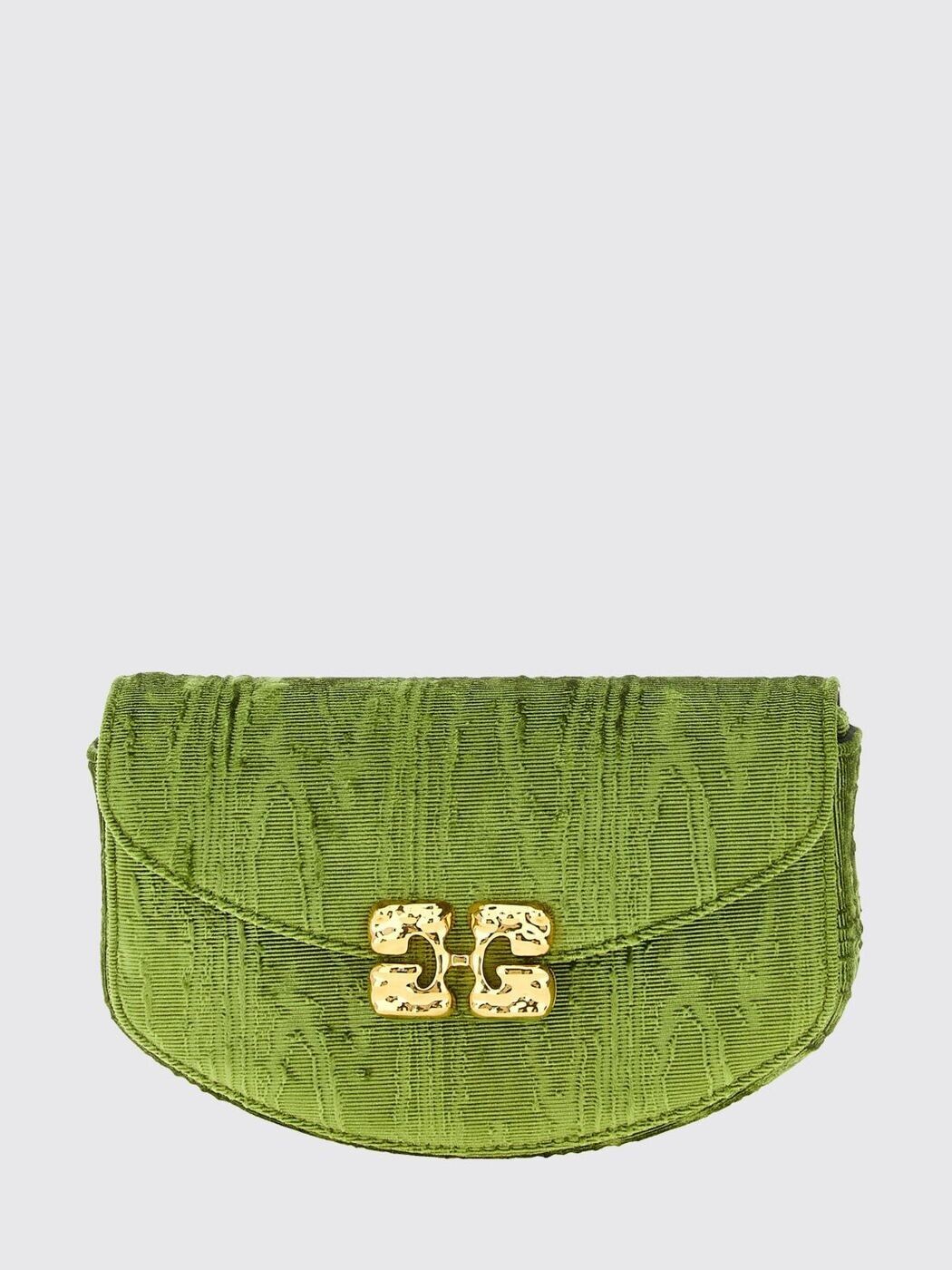 ガニー GANNI クラッチペダル御徒面子 レディース 緑であること Clutch and wristlets bags B2060015 関税 貨物輸送無料 2026SS gi