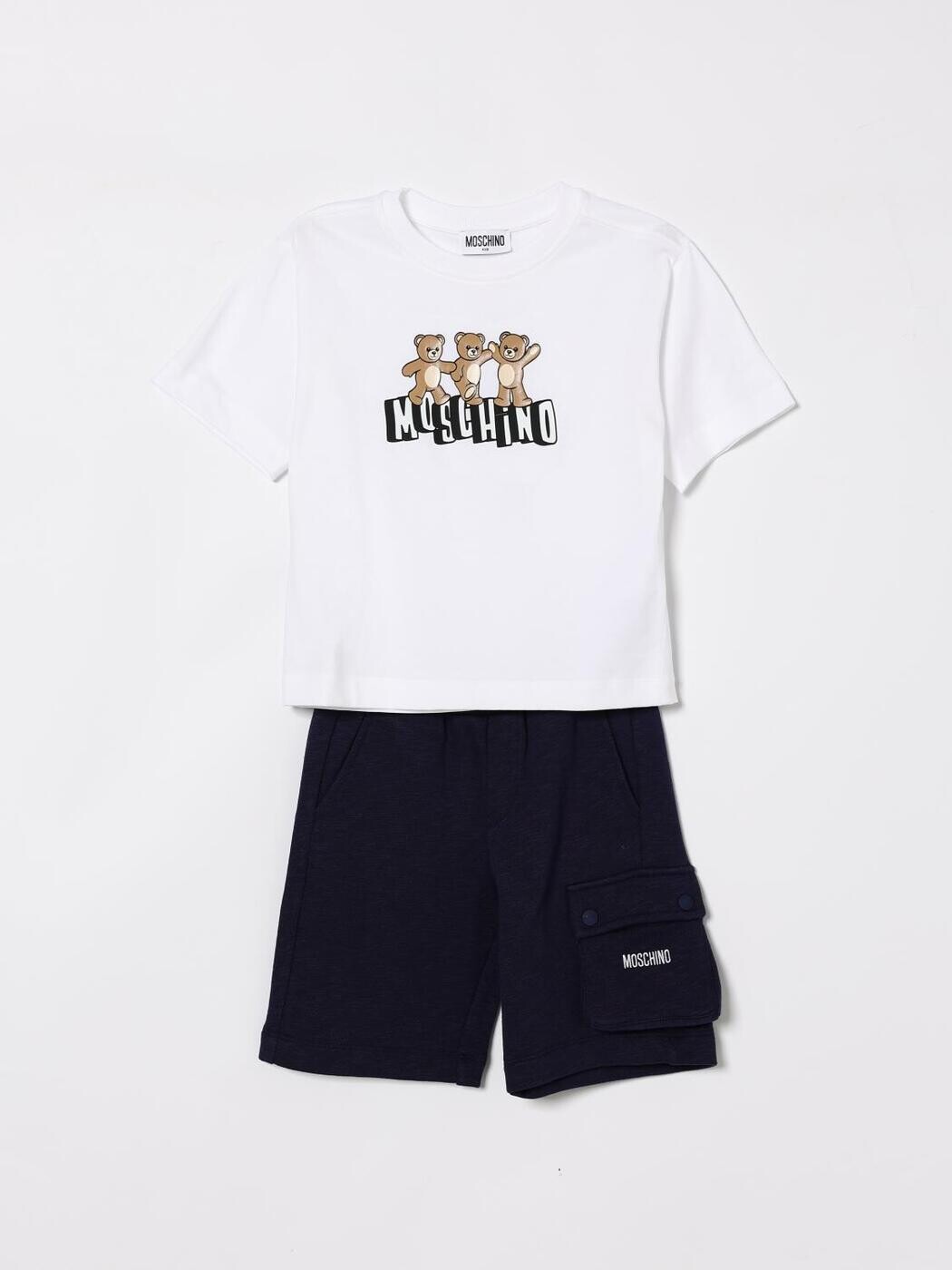 モスキーノ MOSCHINO セットアップ ボーイズ 白いこと Jumpsuits HUG00WLCA88 関税 貨物輸送無料 2026SS gi