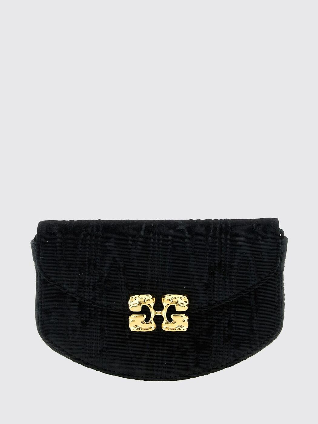 ガニー GANNI クラッチペダル御徒面子 レディース 黒いこと Clutch and wristlets bags B2060015 関税 貨物輸送無料 2026SS gi