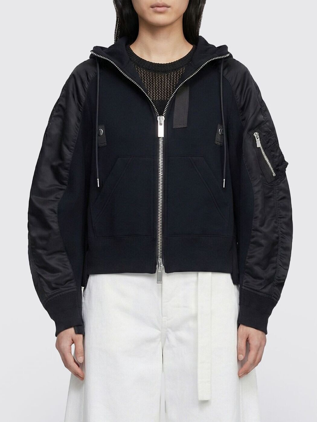サカイ SACAI トレーナー レディース ブラック Sweatshirts 2608343 Black 関税 送料無料 2026SS gi｜BRANDSHOP「il Tesoro」