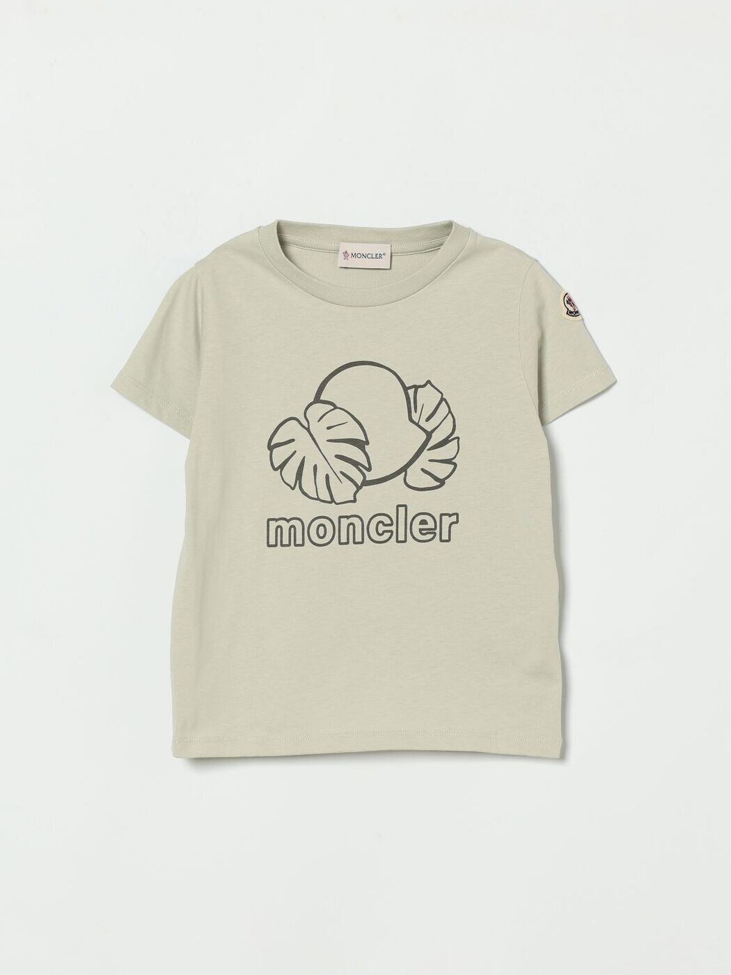 モンク線路 MONCLER ロング捩りプルオーバー プルオーバー ボーイズ 緑であること Long sleeve t-shirts 8C0000483907 関税 貨物輸送無料 2026SS gi