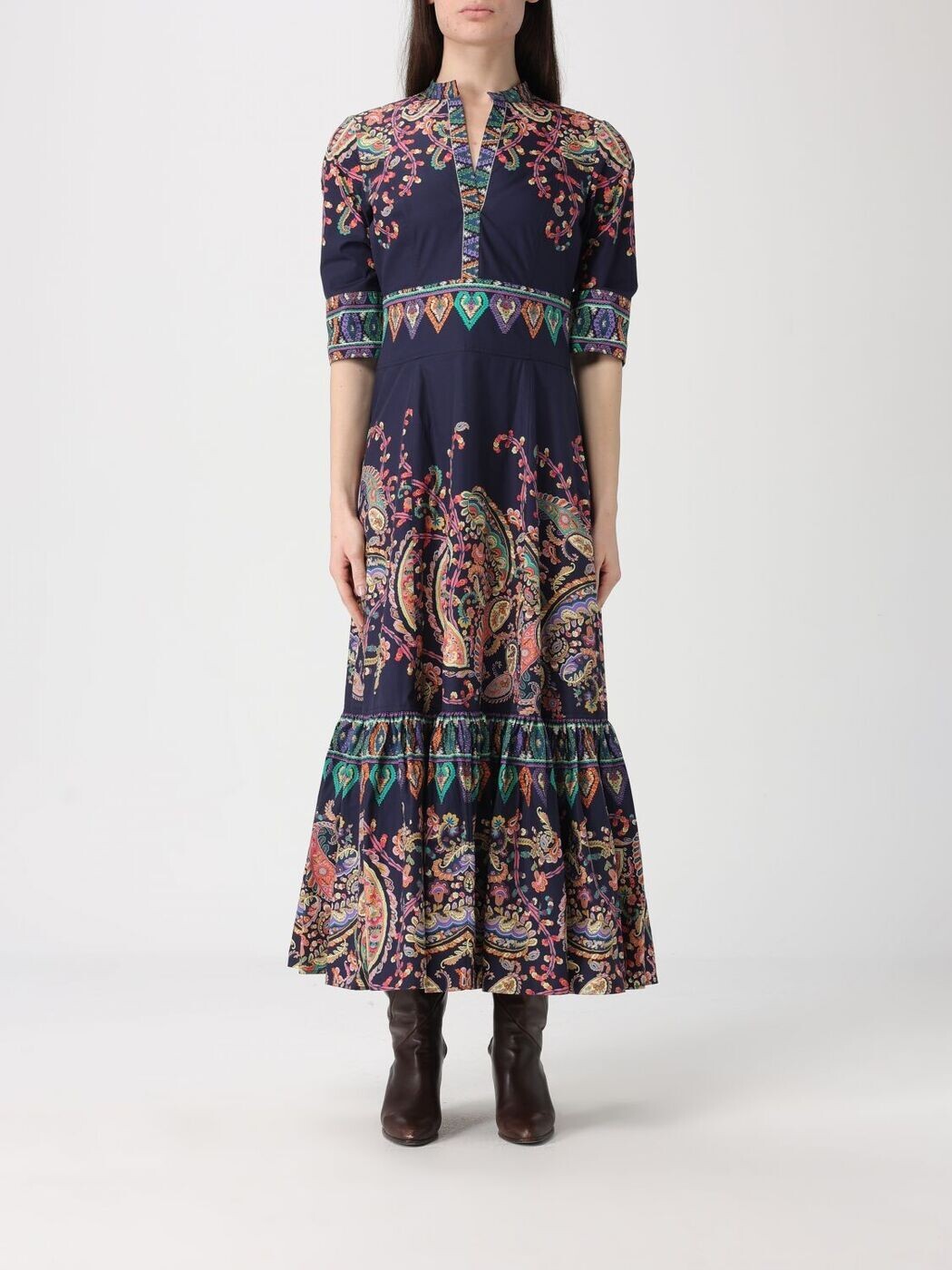 エトロ ETRO ワンピース ドレス レディース ブルー Dresses WRHA001599SP5H8 Blue 関税 送料無料 2026SS gi｜BRANDSHOP「il Tesoro」
